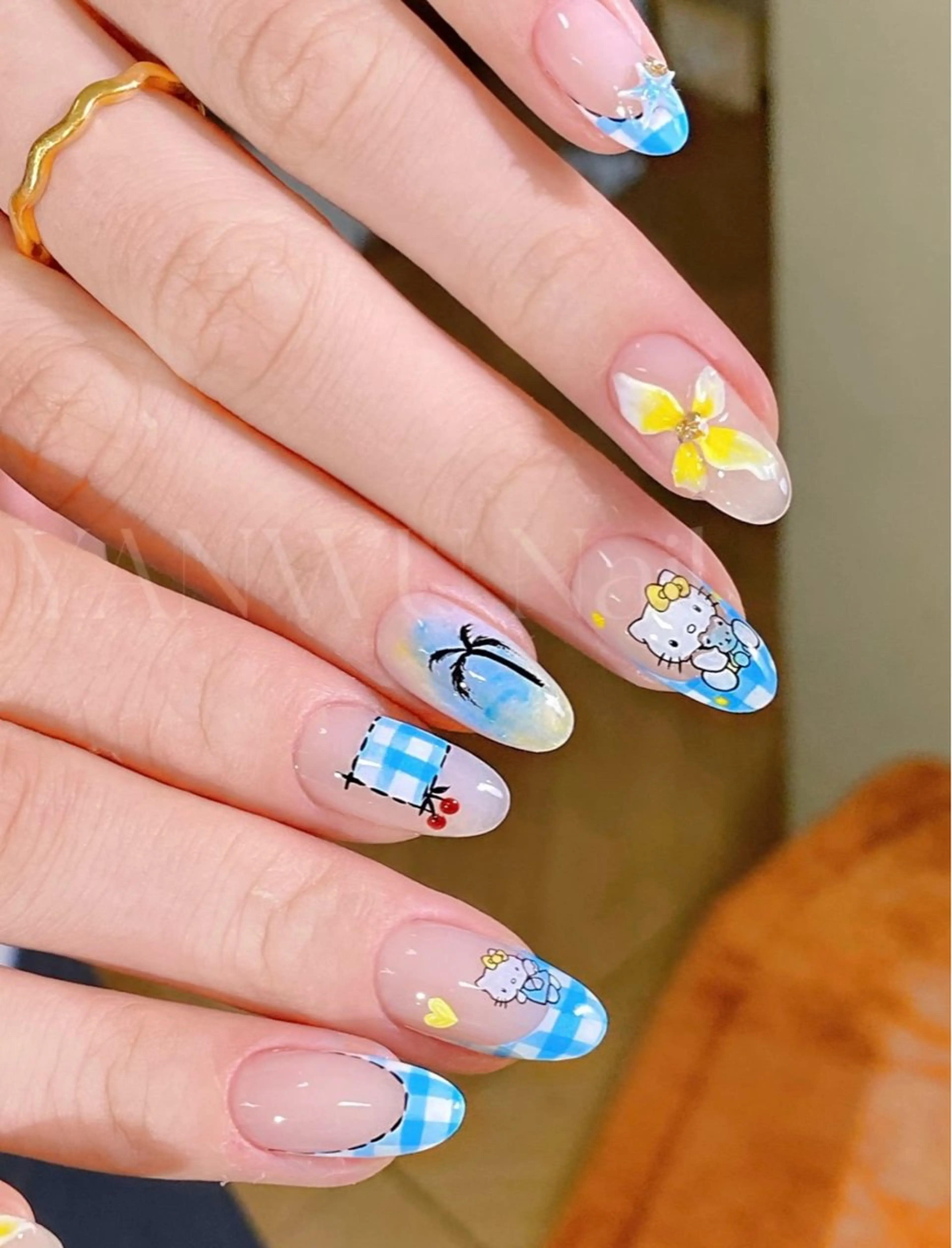 ネイル 長さだし専門店 M2　rikaのネイルデザイン