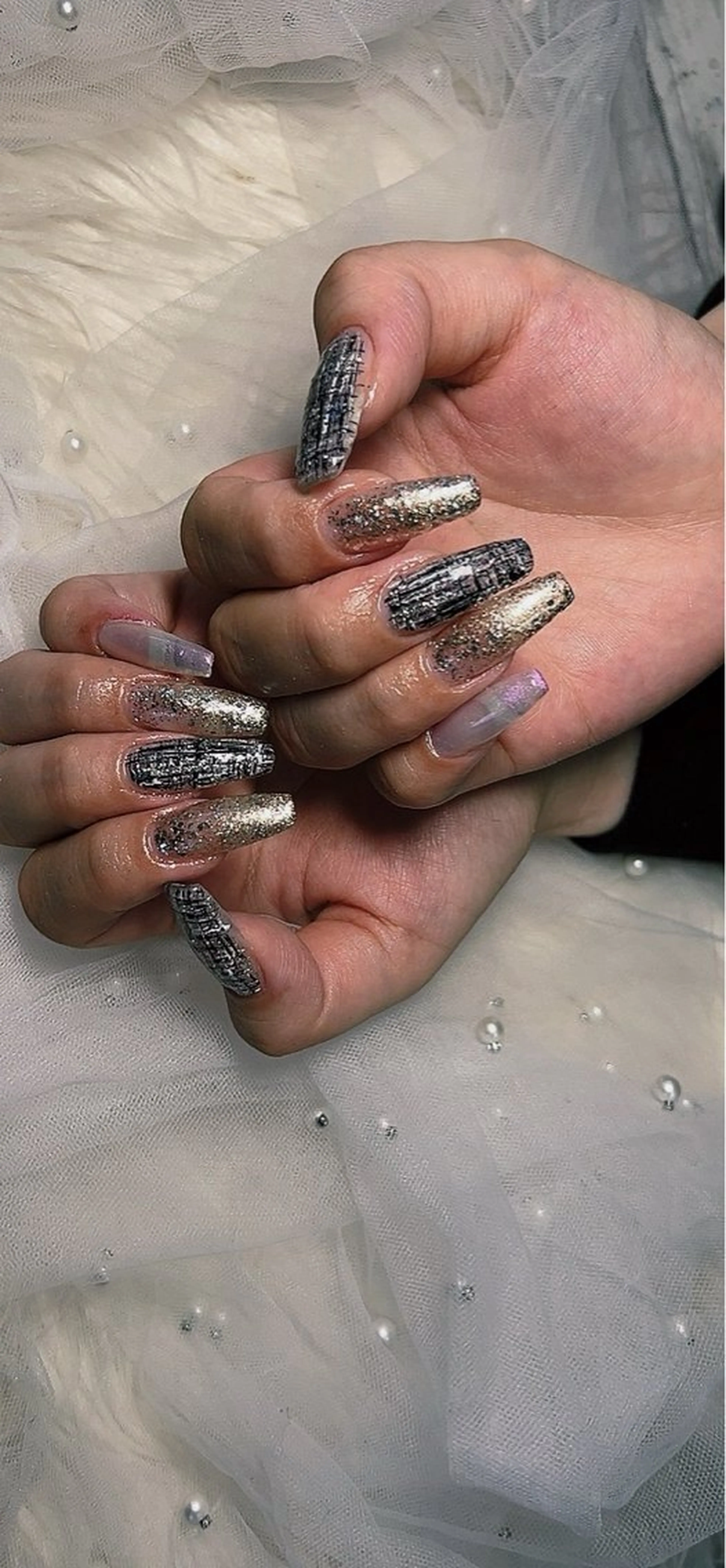 ネイル ツイードネイル Ruana Nailのネイルデザイン