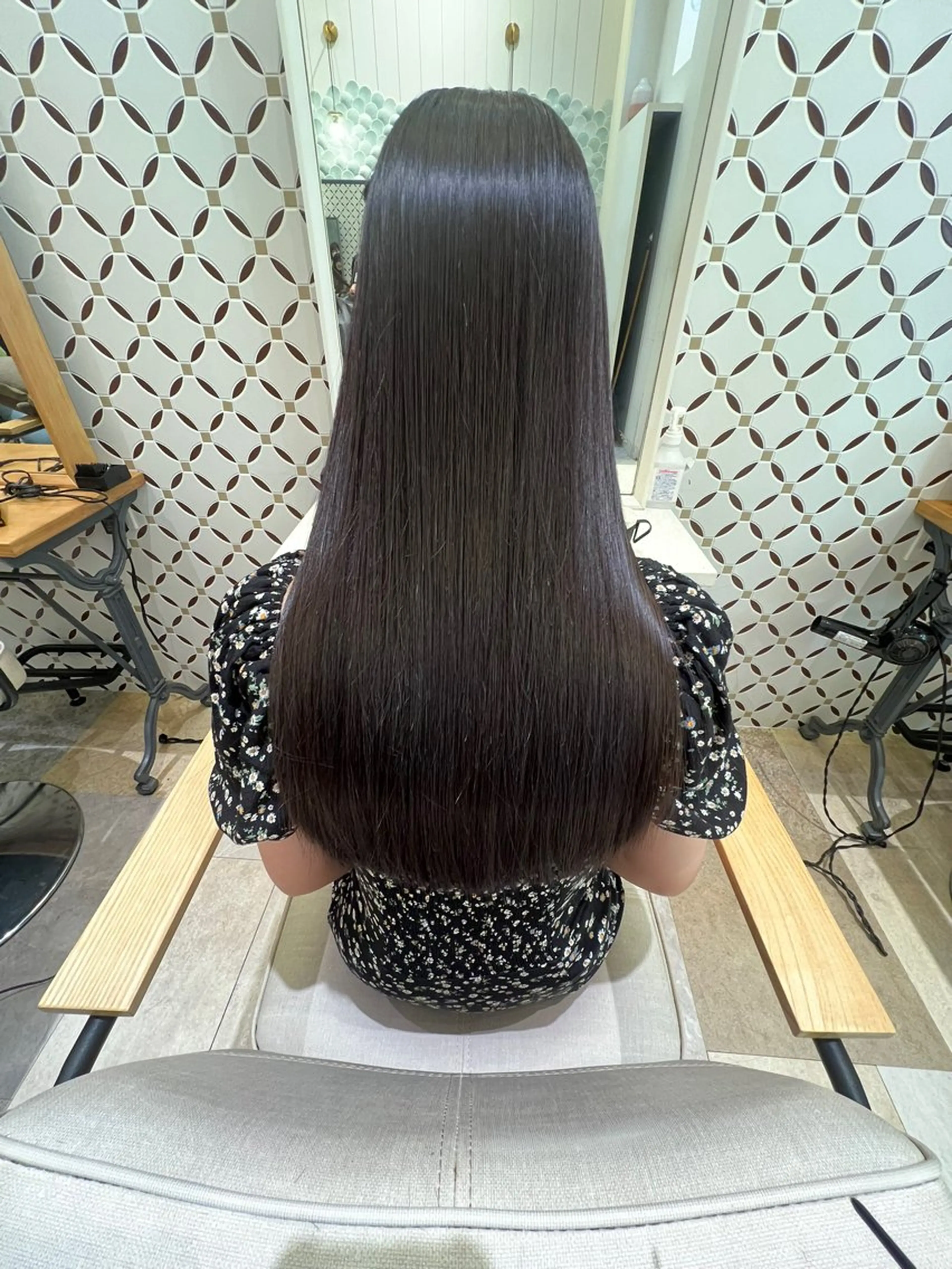 ロング トリートメント カット 縮毛矯正 トリートメント 美髪矯正特化 花川大樹のヘアスタイル