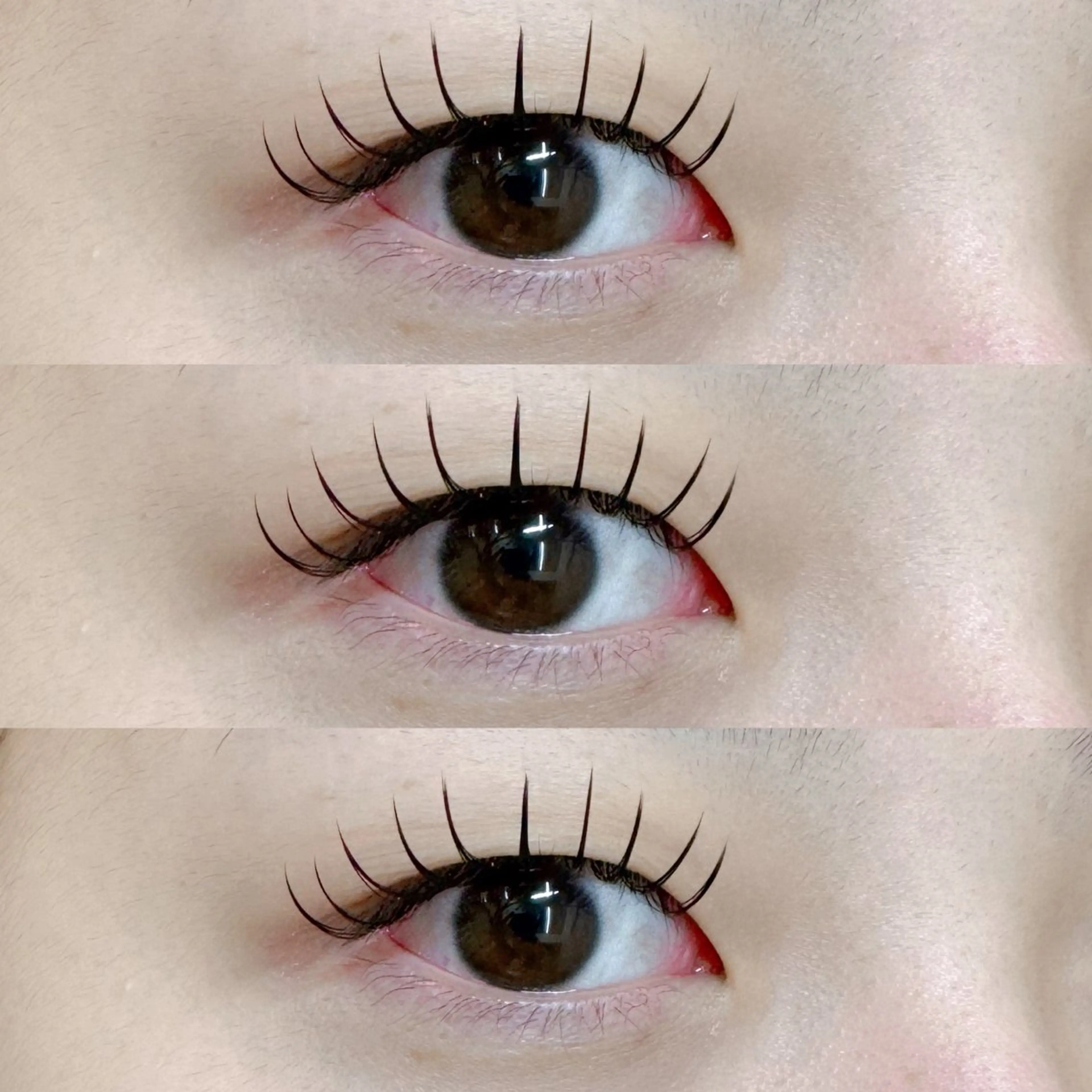 マツエク・マツパ 束感まつ毛 フラットラッシュ マツエク 天王寺eye ♡eyebrowのマツエク・マツパデザイン