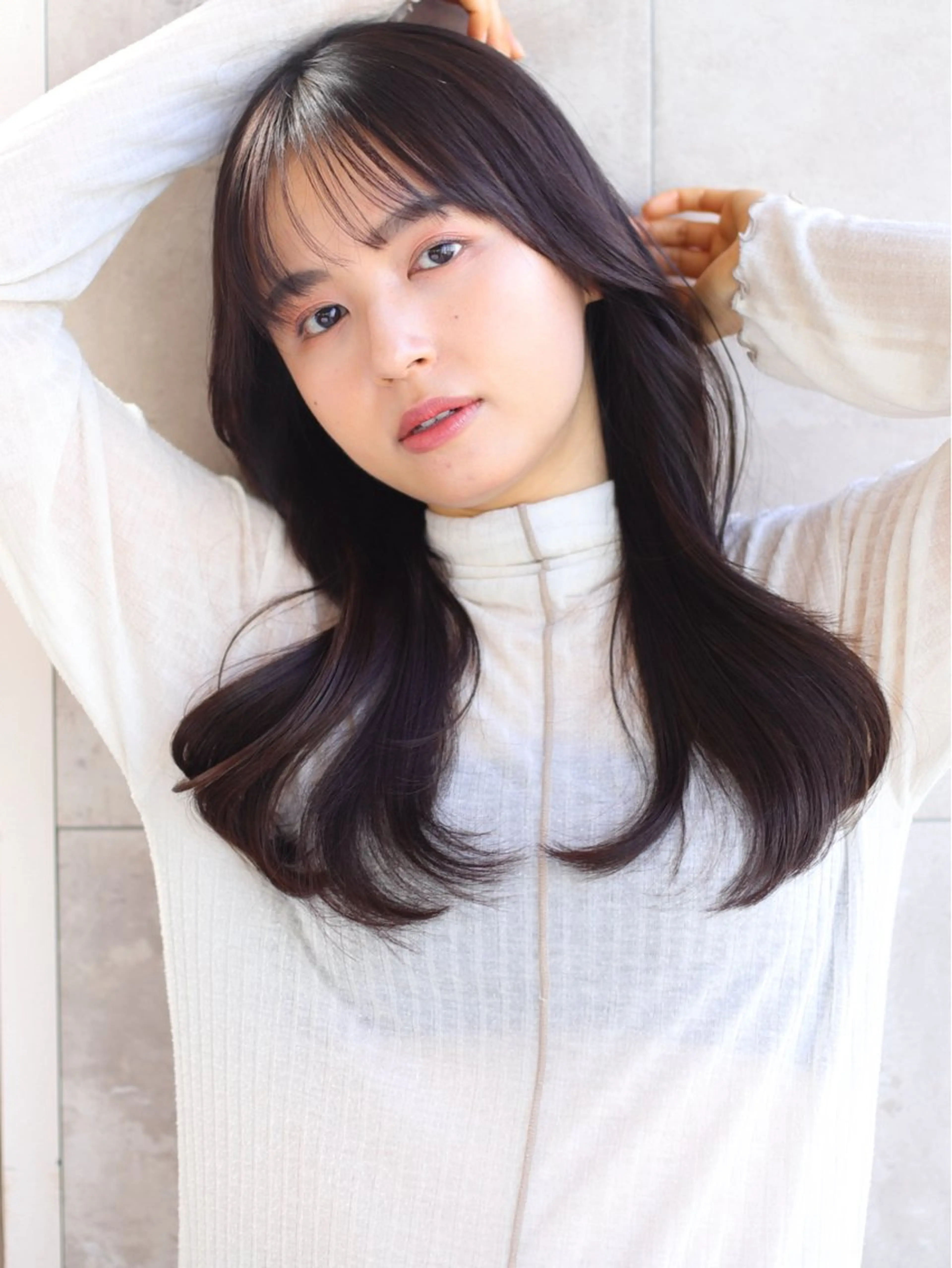 ロング カラー 雨宮 美月のヘアスタイル