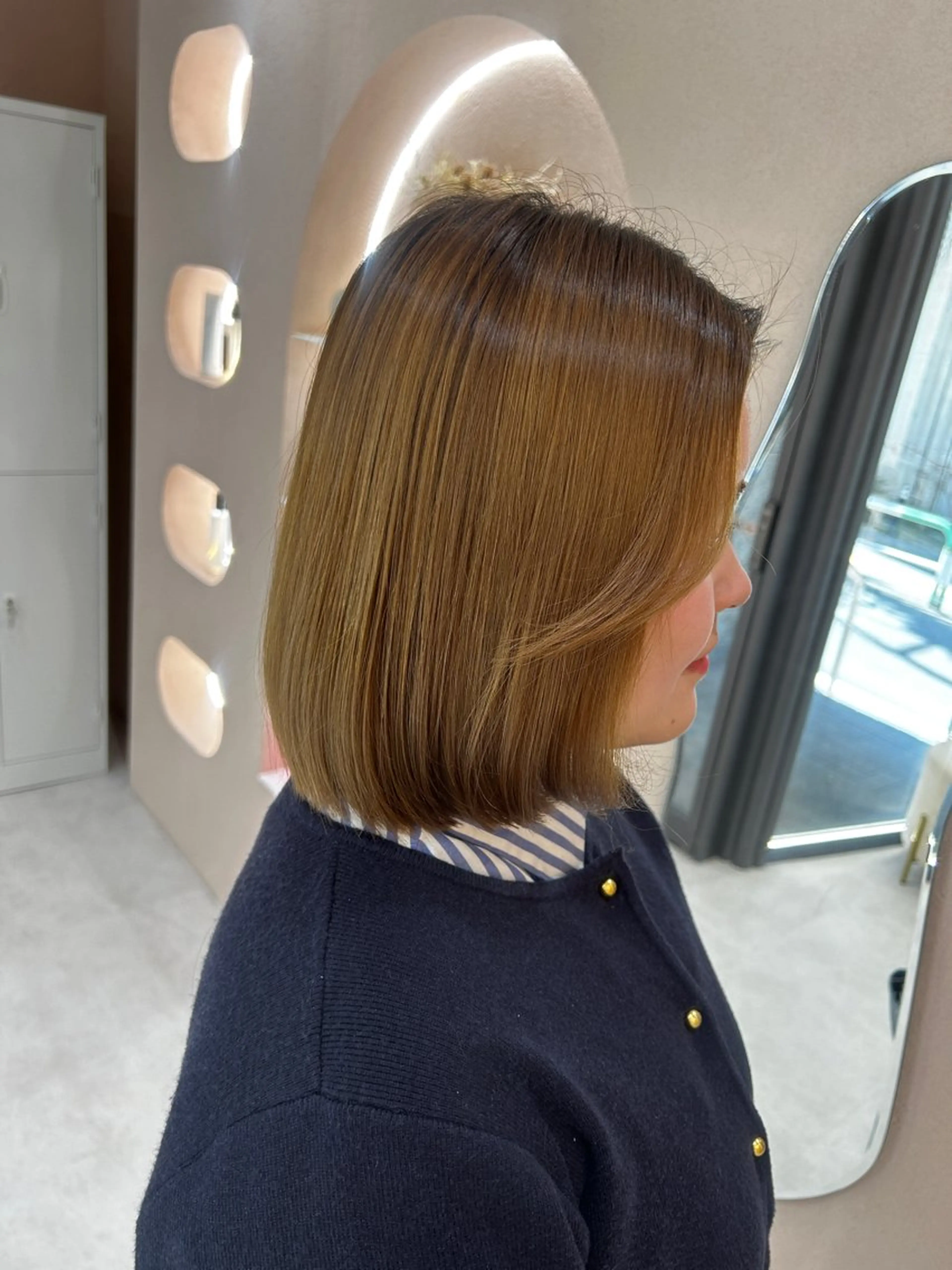 カット 縮毛矯正 🫧赤み消しカラー nanami🫧のヘアスタイル