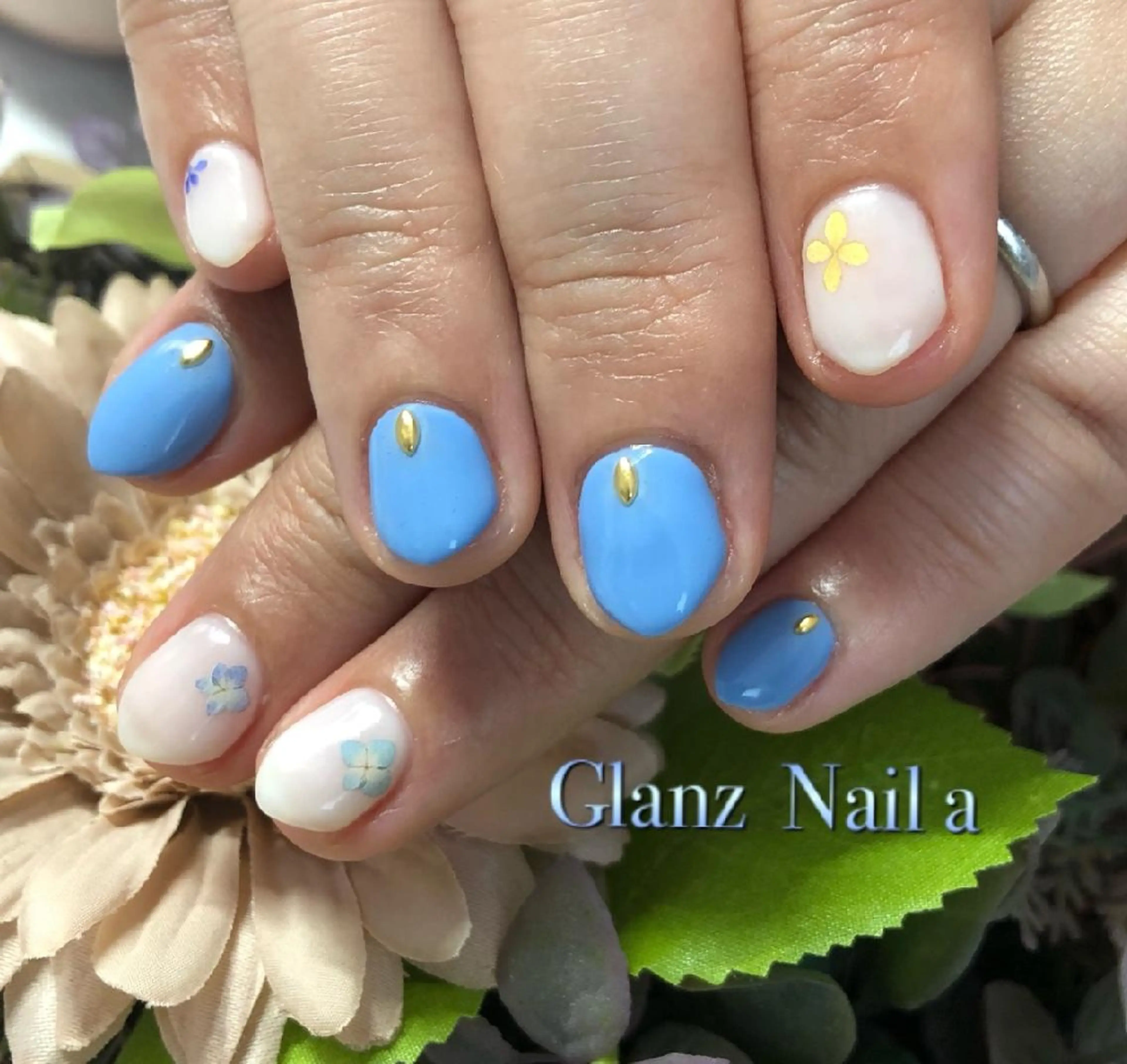 ネイル フットネイル Glanz  Nail aのネイルデザイン