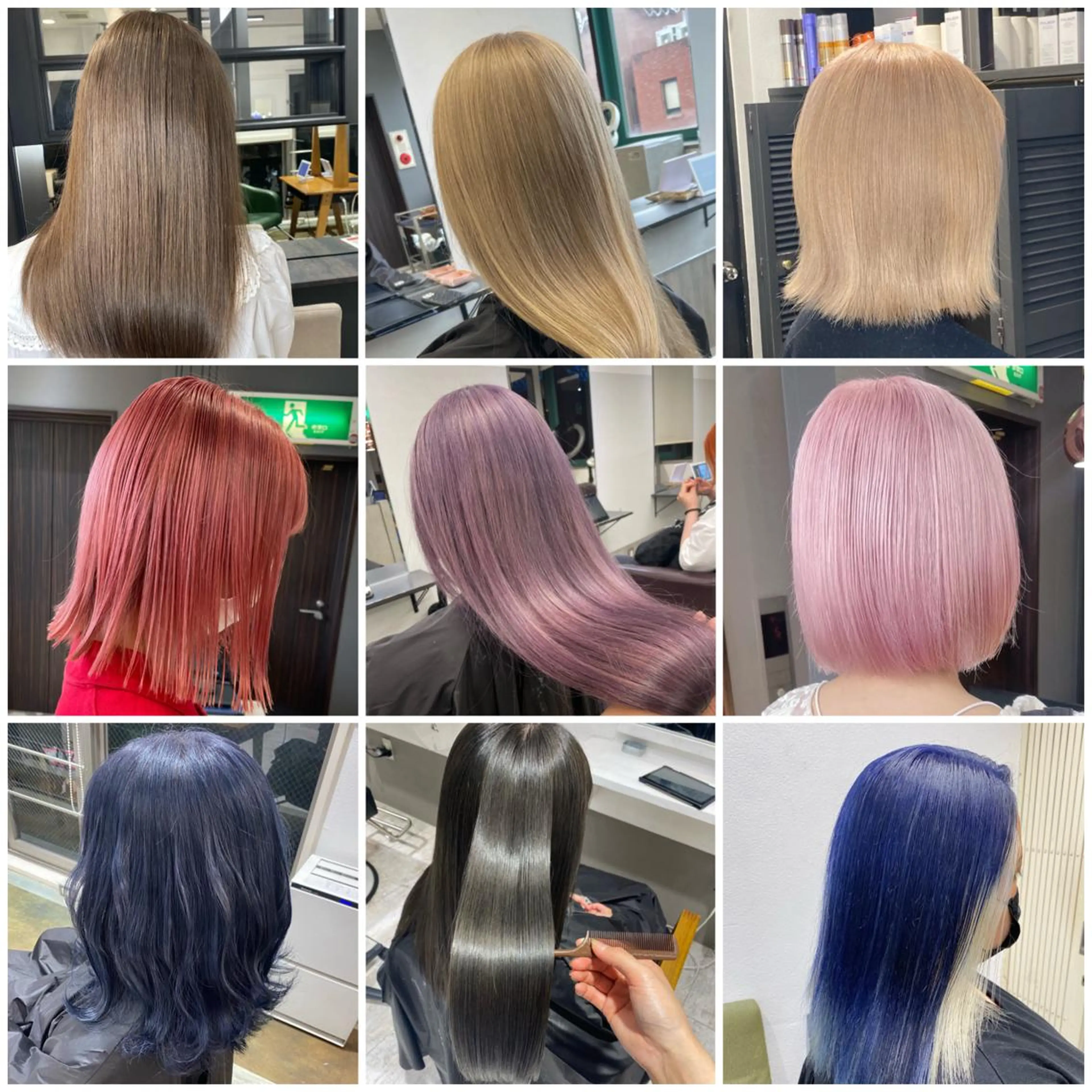 カラー ダブルカラー ヘアカラー maya レイヤーカットのヘアスタイル