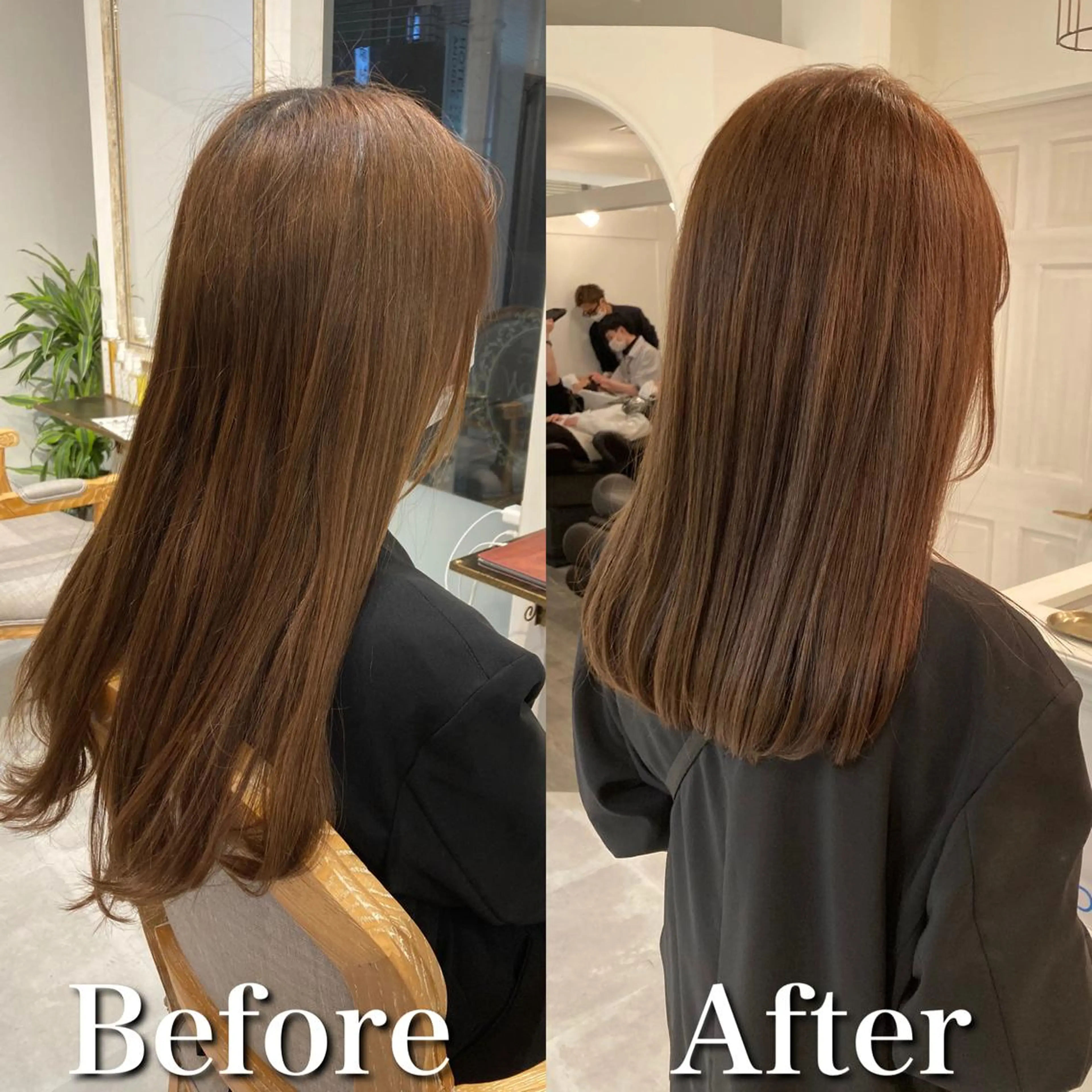 セミロング ボブ& 髪質改善FUMIYAのヘアスタイル