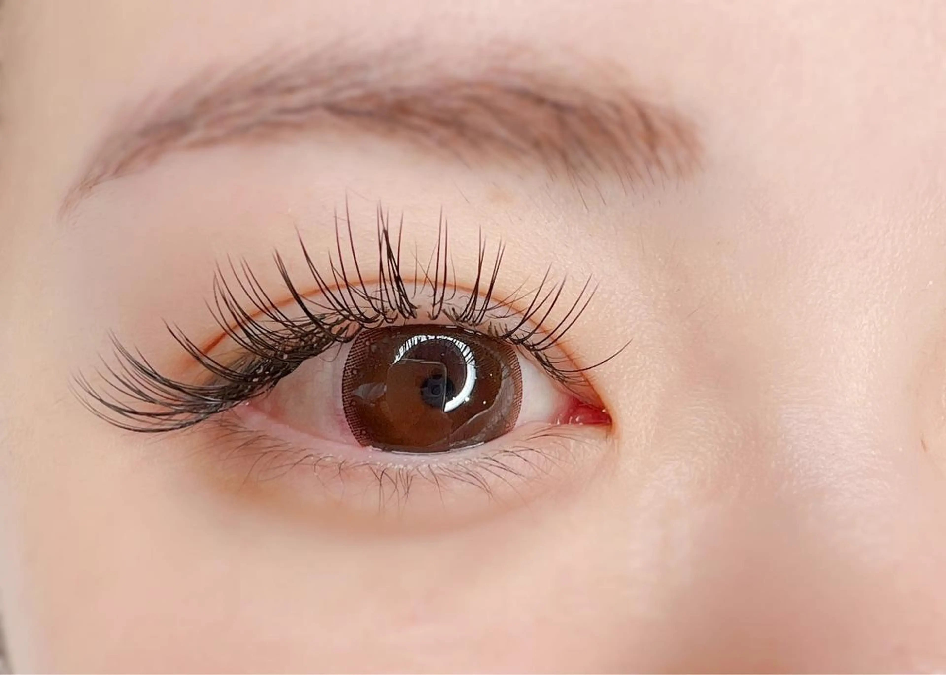 マツエク・マツパ Cカール フラットラッシュ マツエク LASHIQ南堀江 奥優美のマツエク・マツパデザイン