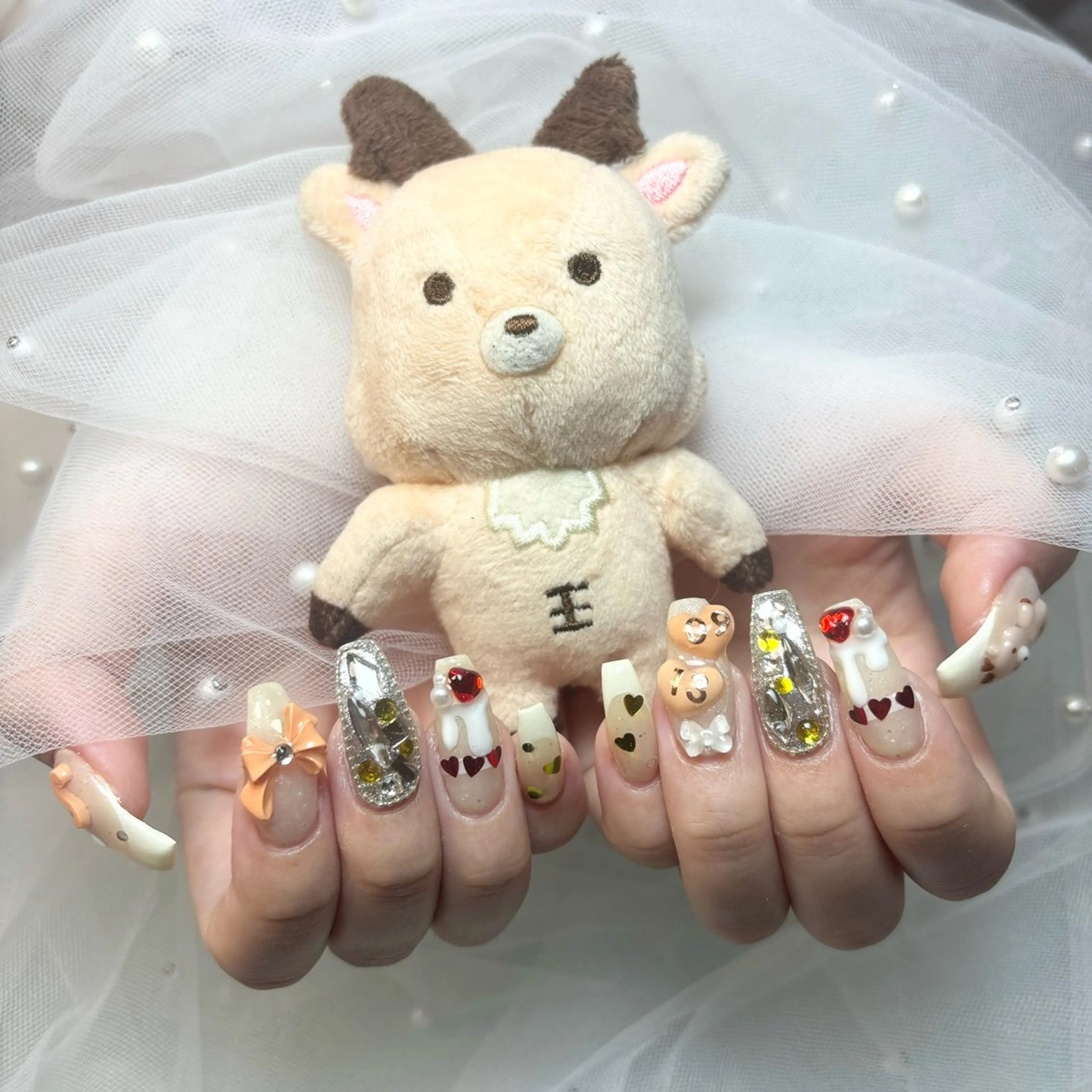 ネイル ハンドネイル ୨୧ mio୨୧のネイルデザイン