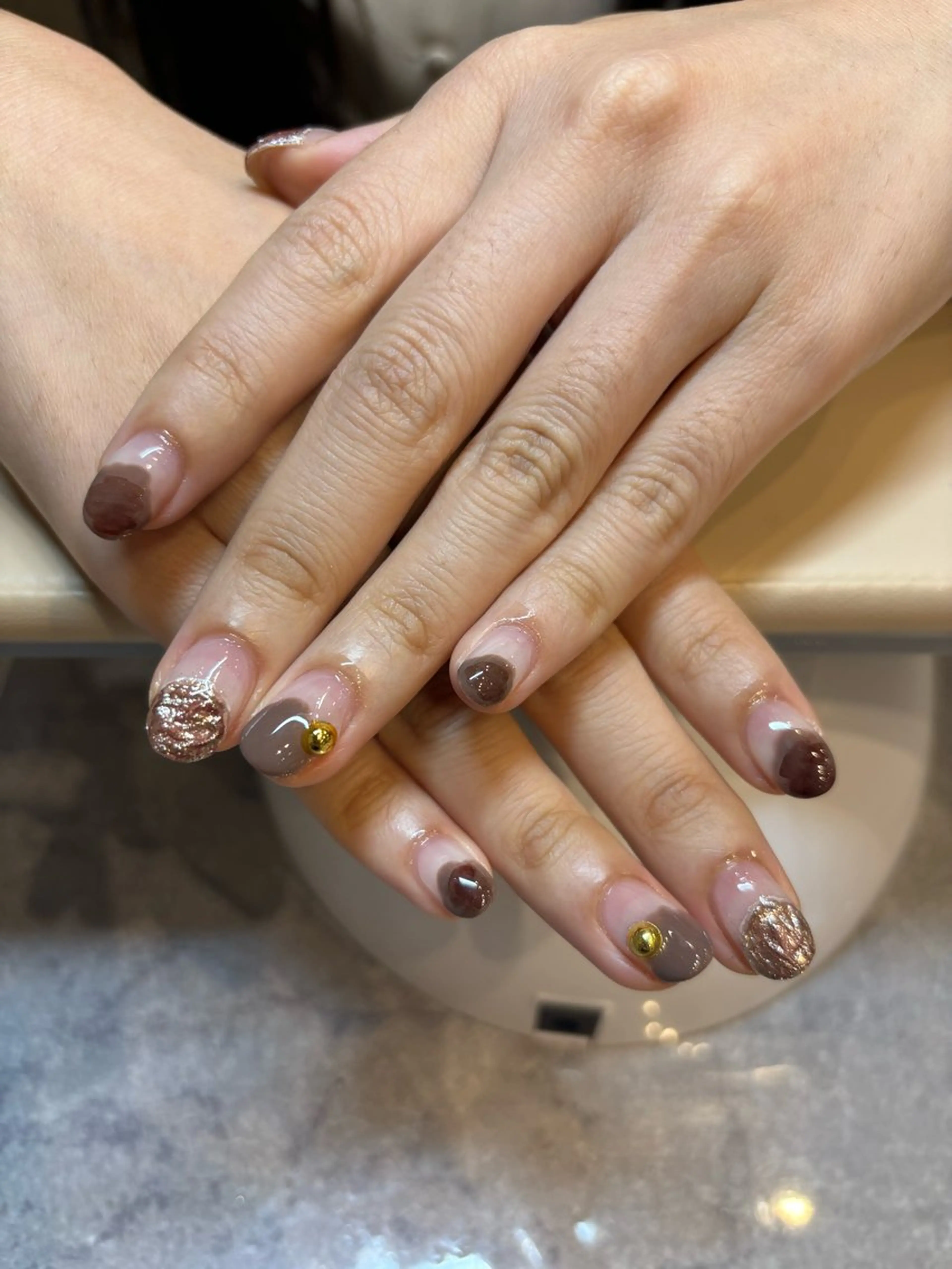 ネイル ニュアンスネイル 清家 楓夏のネイルデザイン