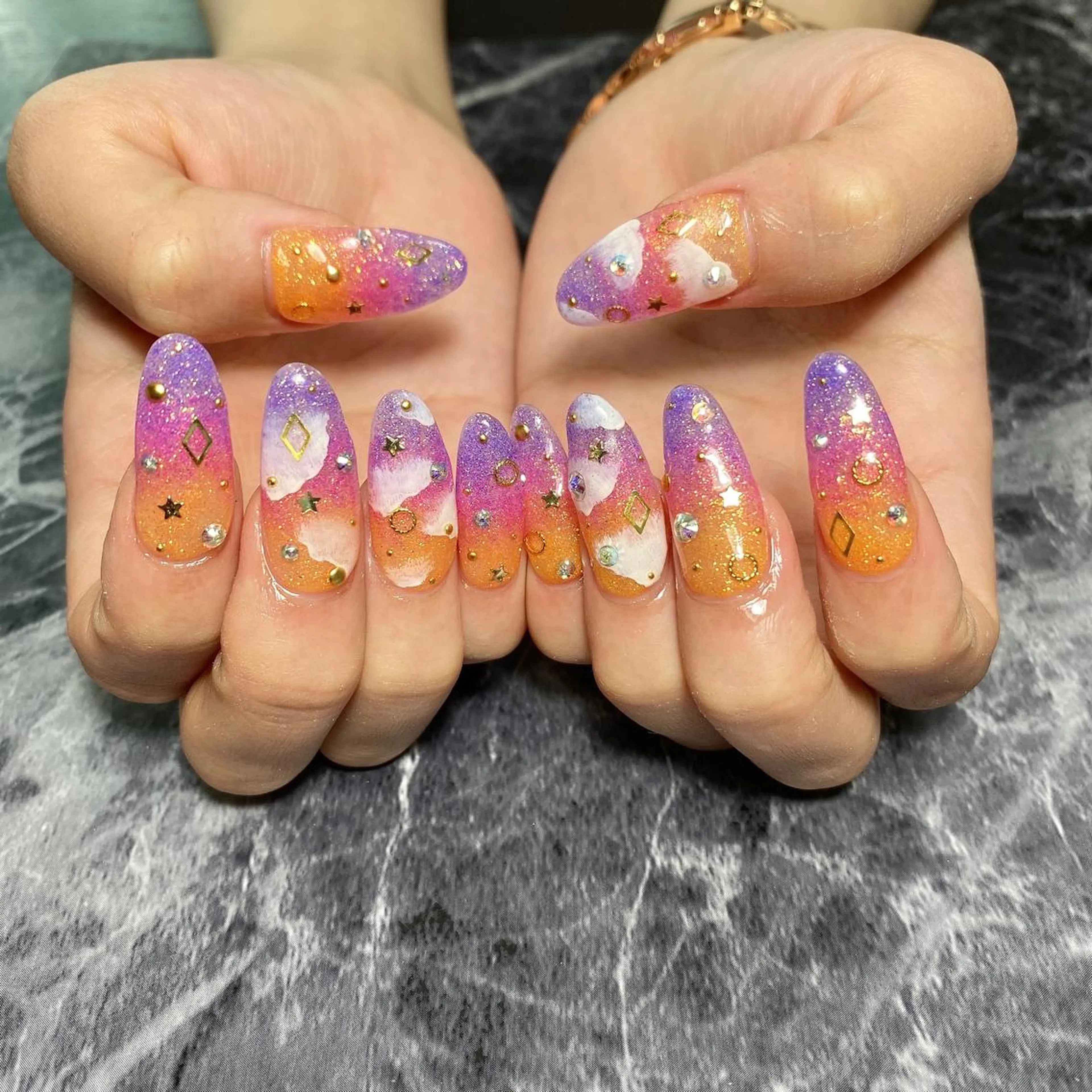 ネイル スカルプネイル しば まなみのネイルデザイン