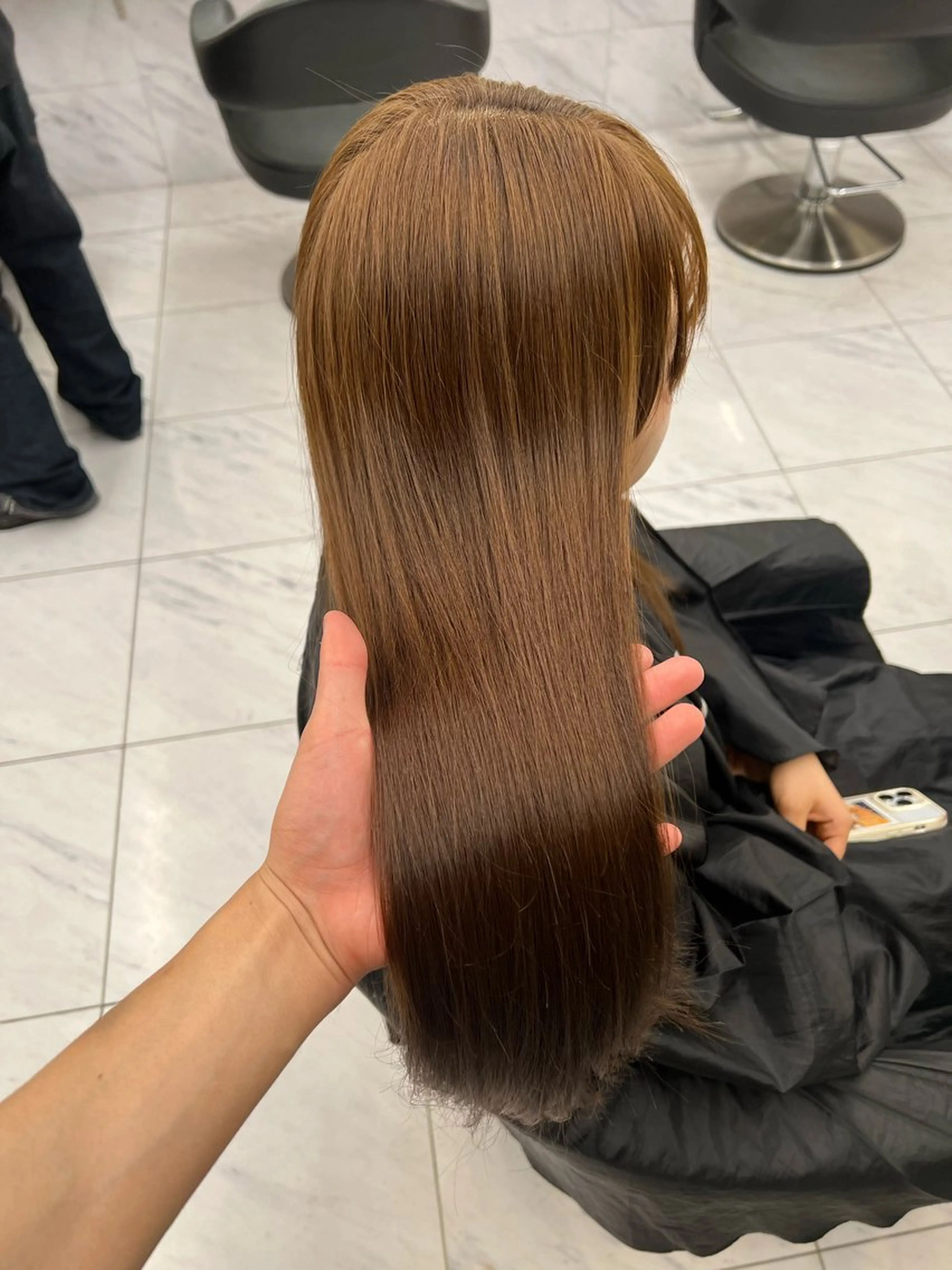 セミロング カラー カット ヘアカラー 韓国レイヤーカット /REIのヘアスタイル