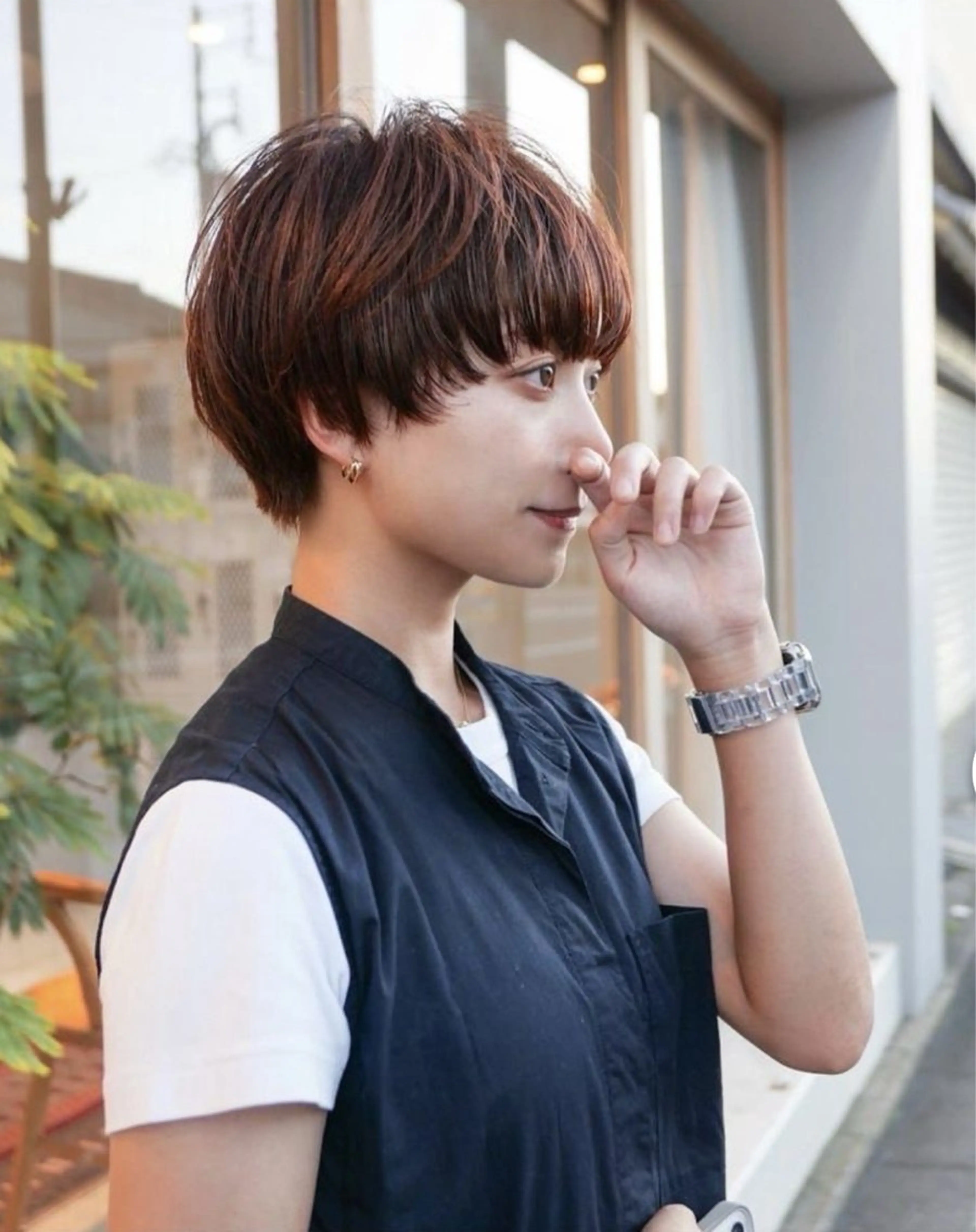 ショート 加藤木麻彩 NEROのヘアスタイル