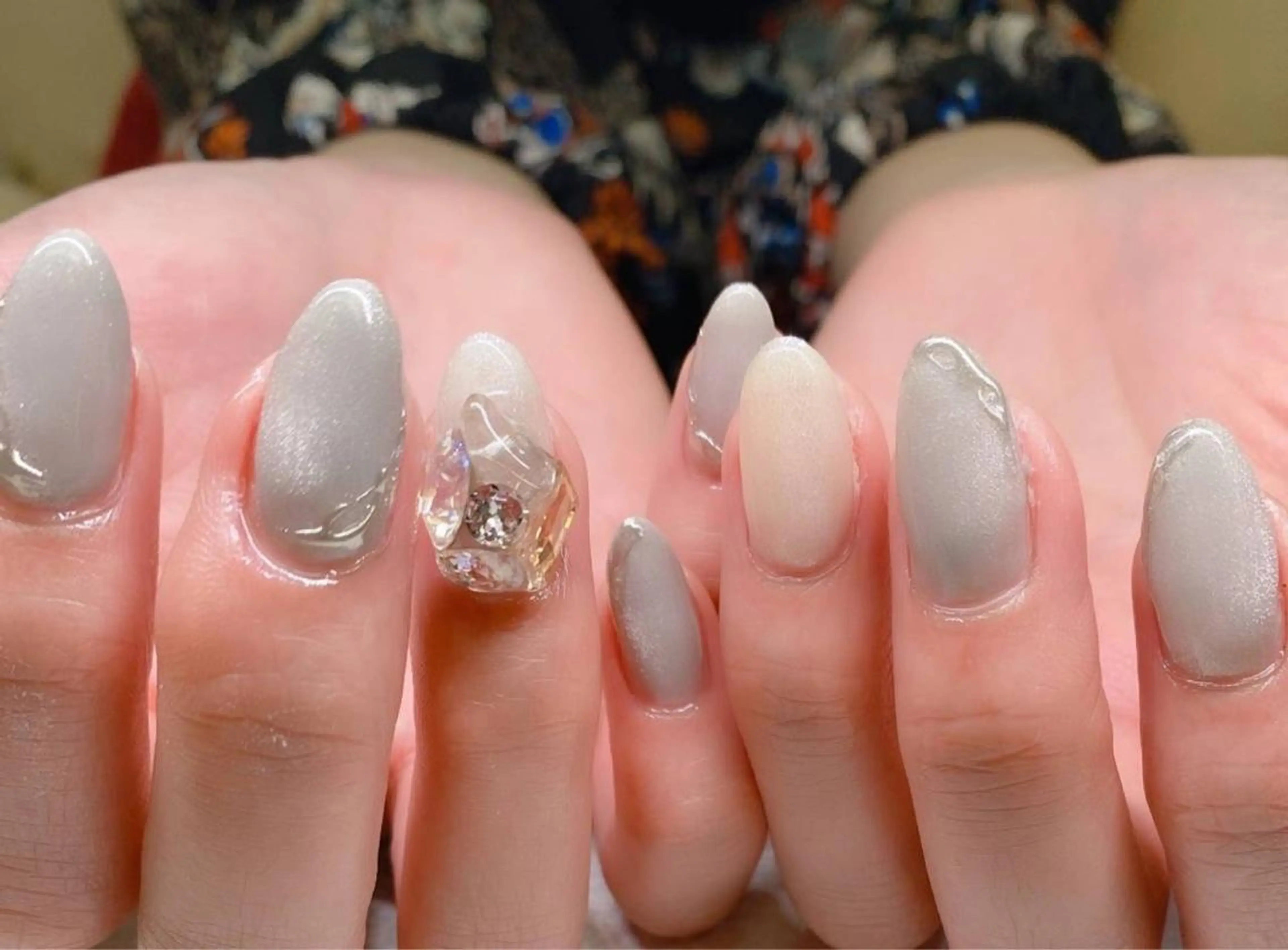 ミディアム ハンドネイル JNA認定講師🌸 RIEのネイルデザイン