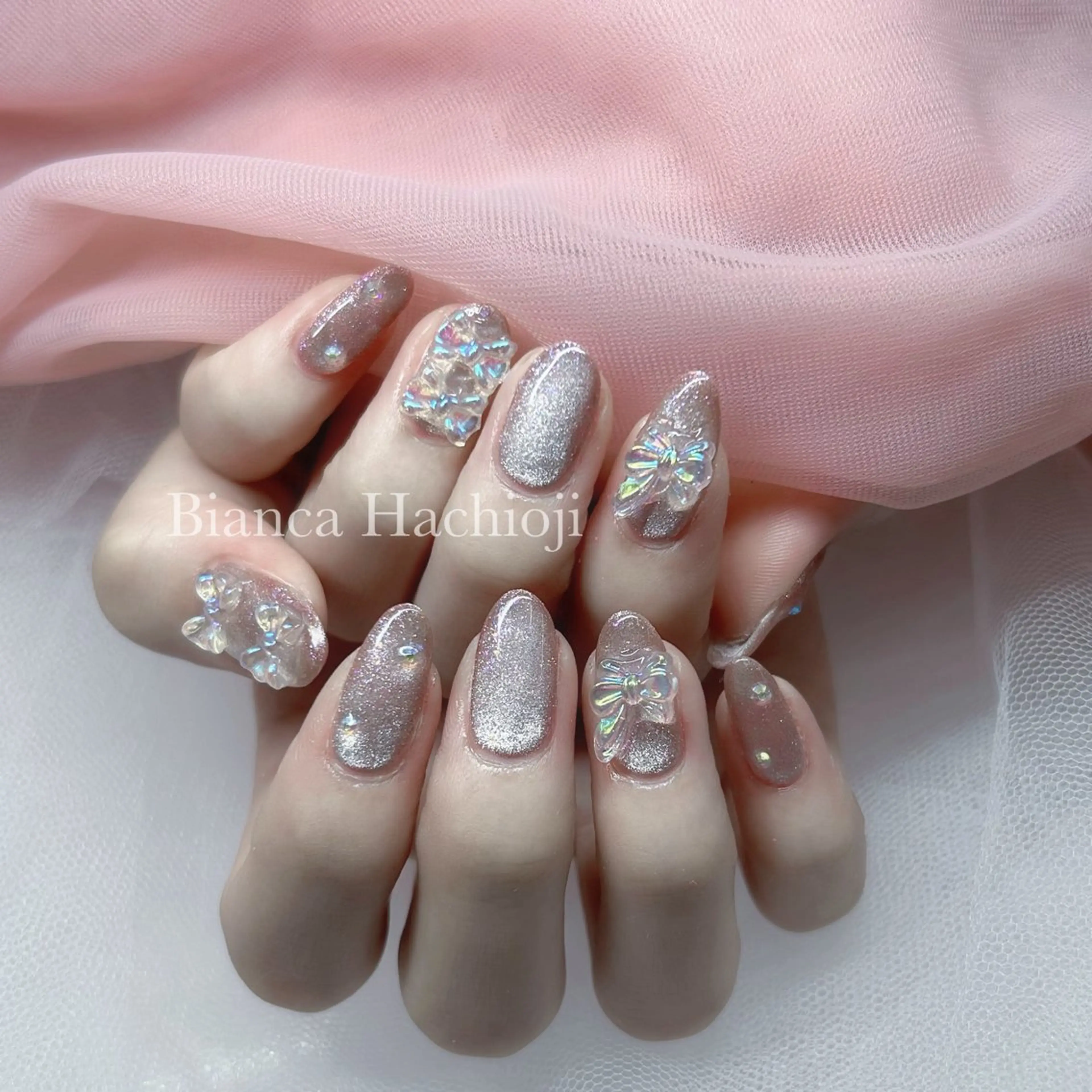 ネイル 𝑌𝑈𝑈𝐾𝐴 /ワンホン/量産型のネイルデザイン