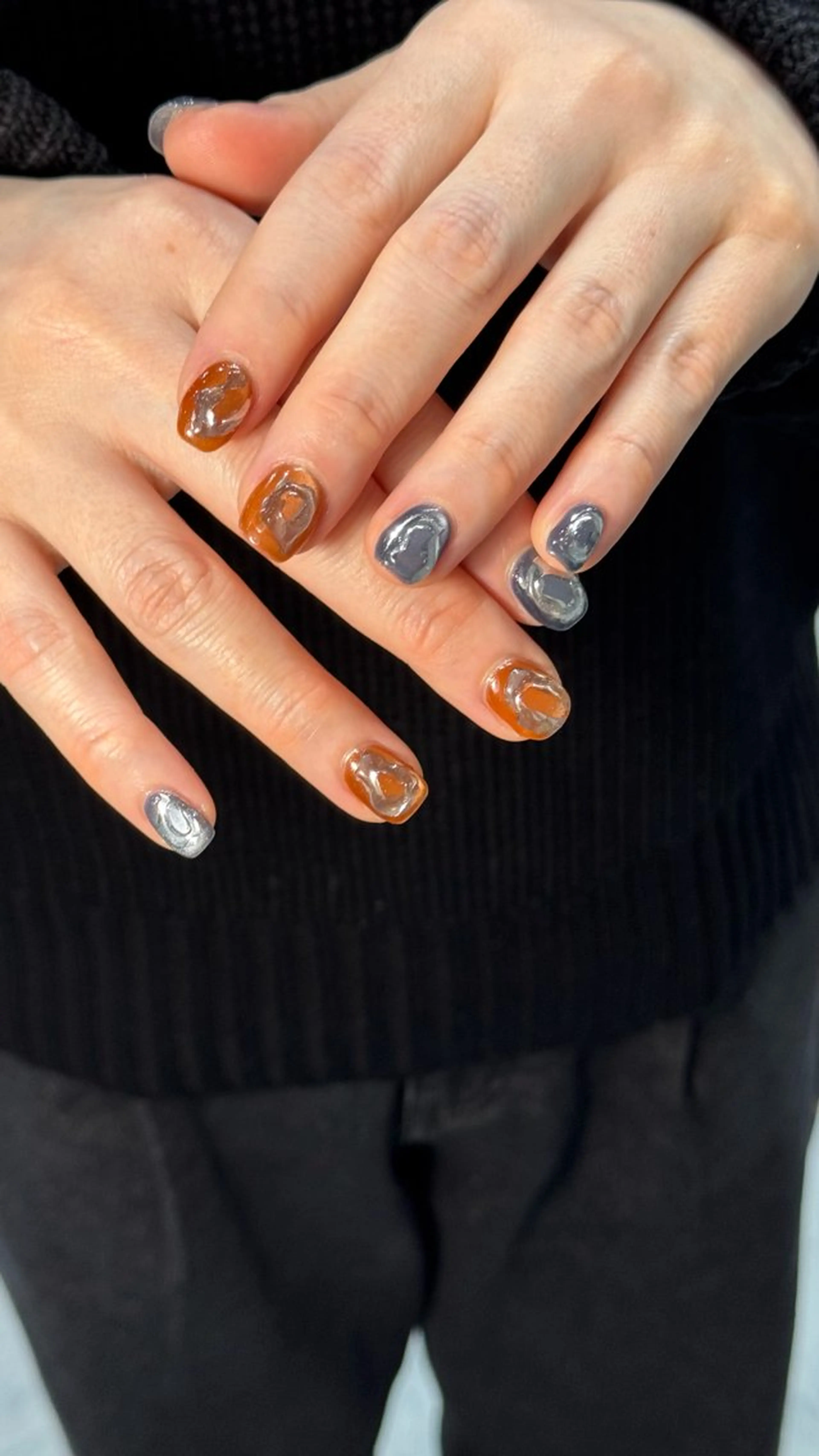 ネイル マグネットネイル ハンドネイル Momoka ネイリスト福岡/薬院のネイルデザイン