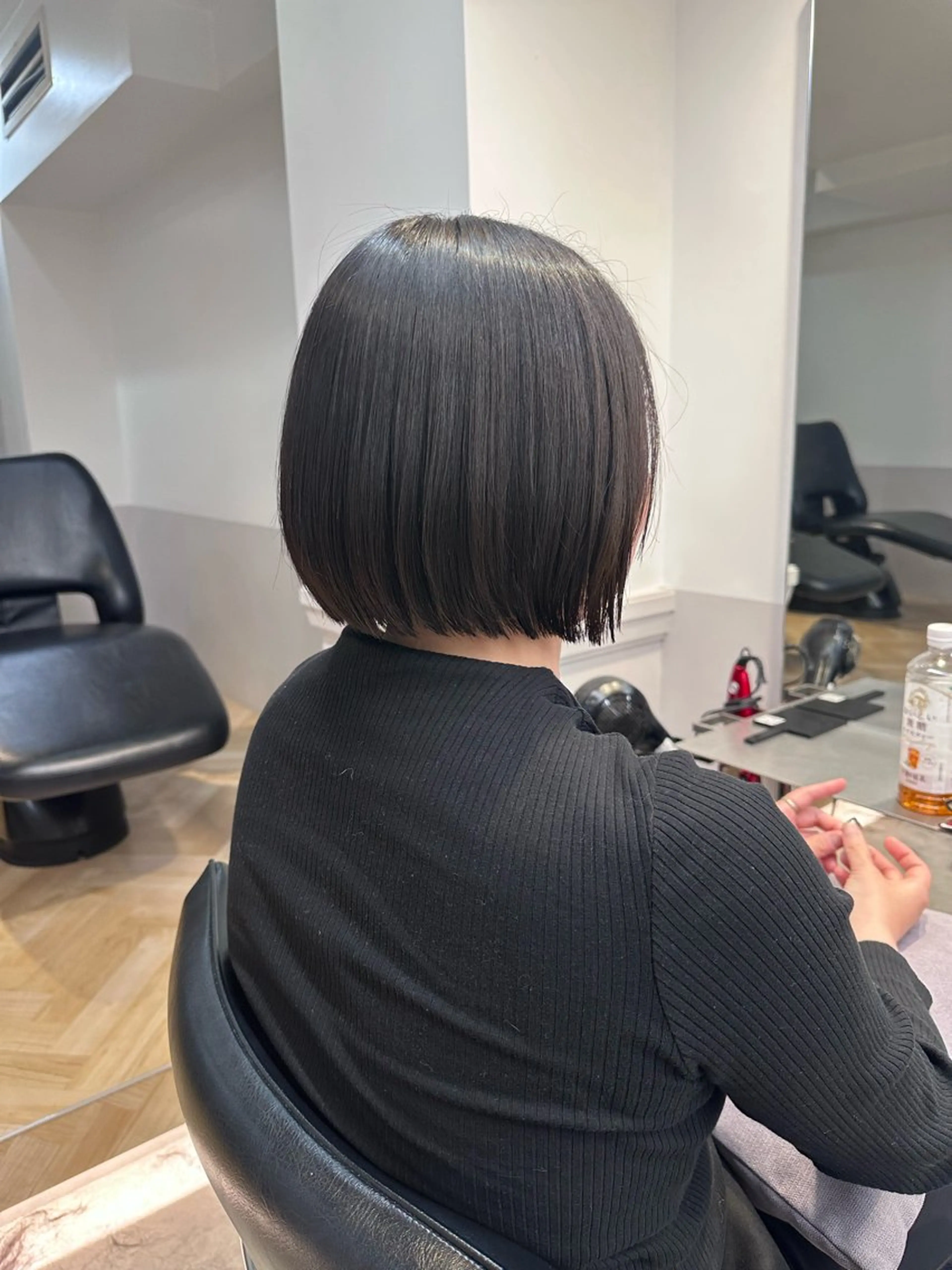 ショート ボブ mio/【日本橋】 パーマモデルのヘアスタイル