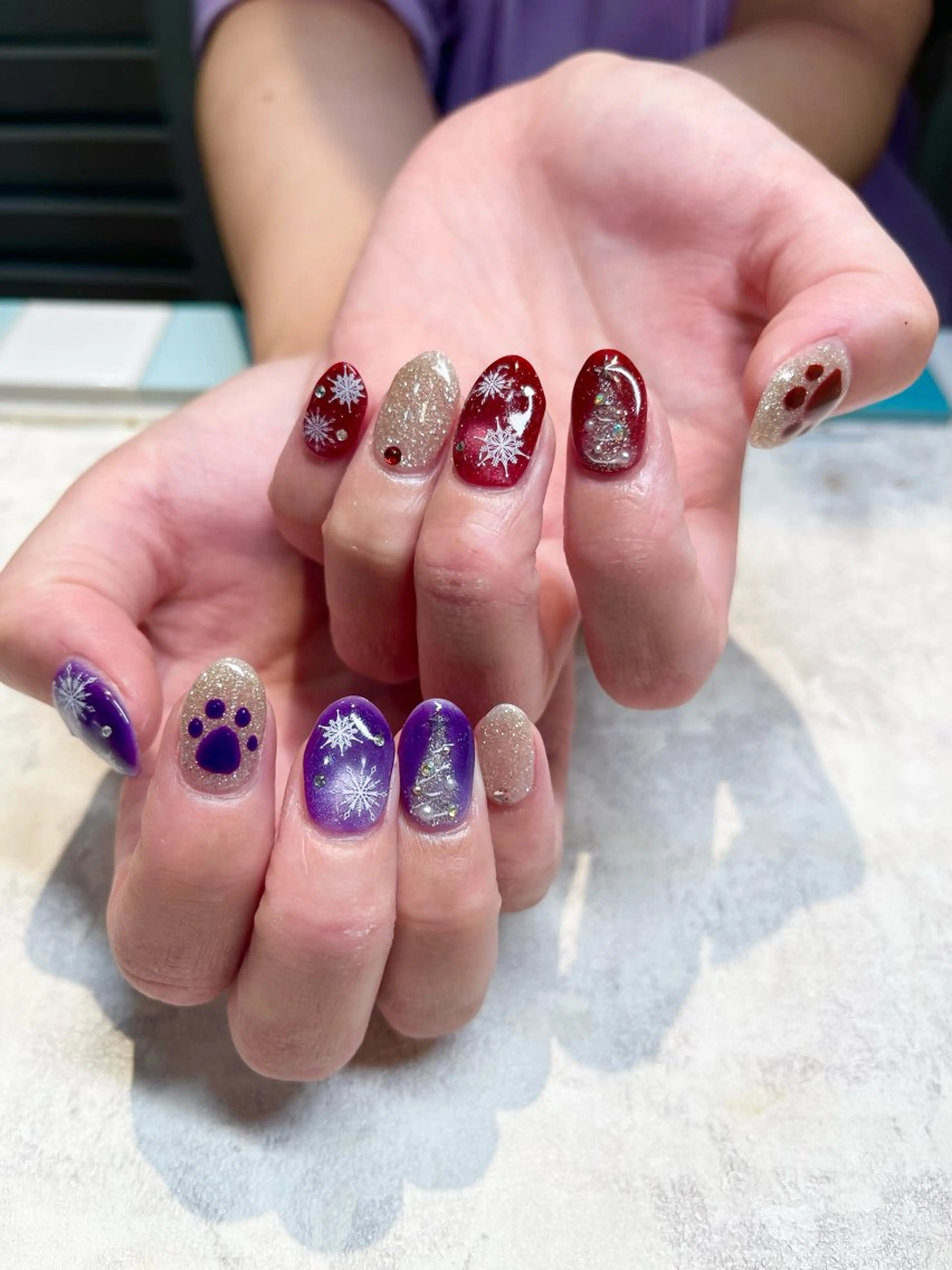 ネイル 高尾 梨花のネイルデザイン