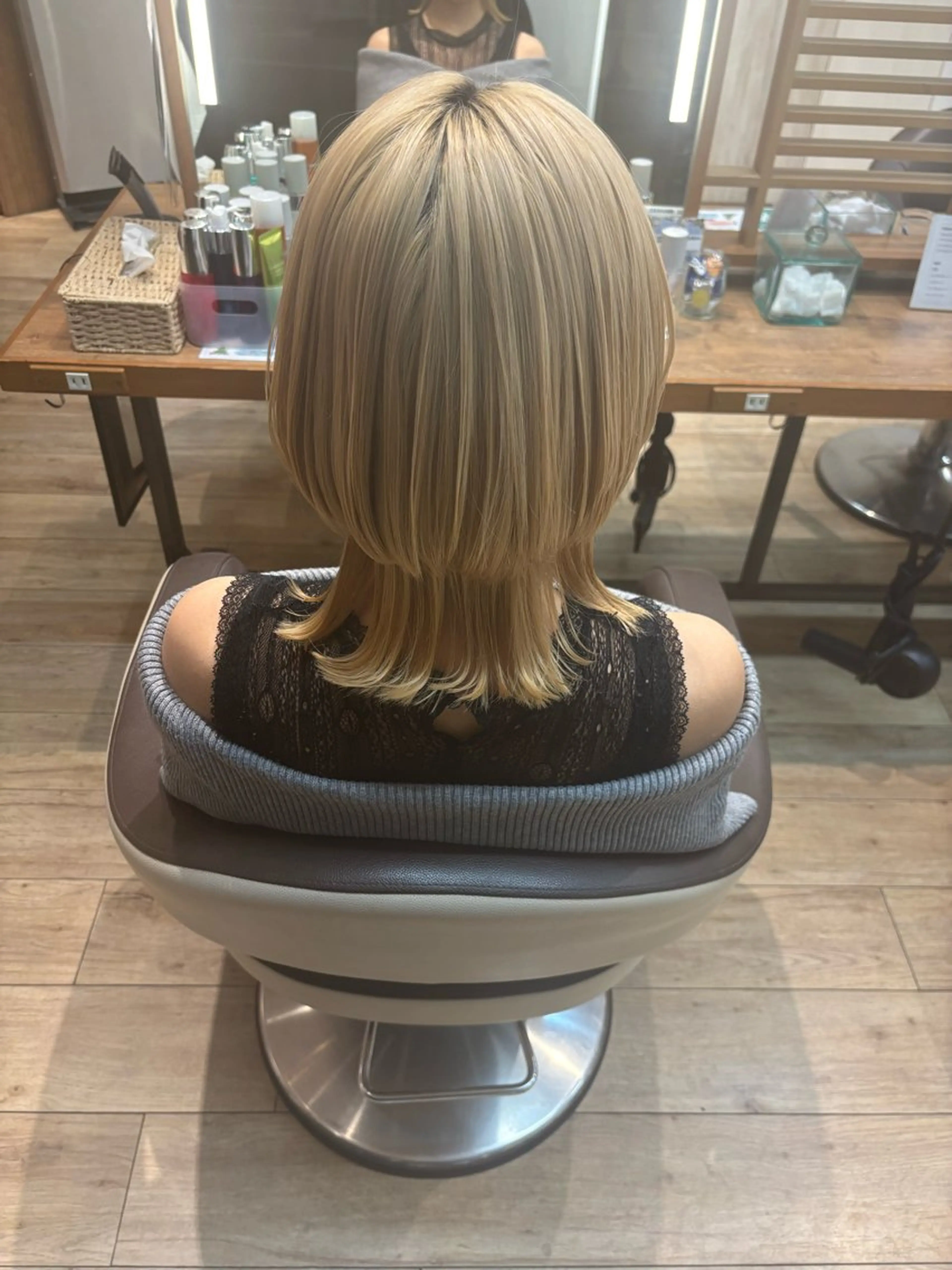 セミロング カット ゆうこ🍀髪質改善/ ストレート/艶カラーのヘアスタイル