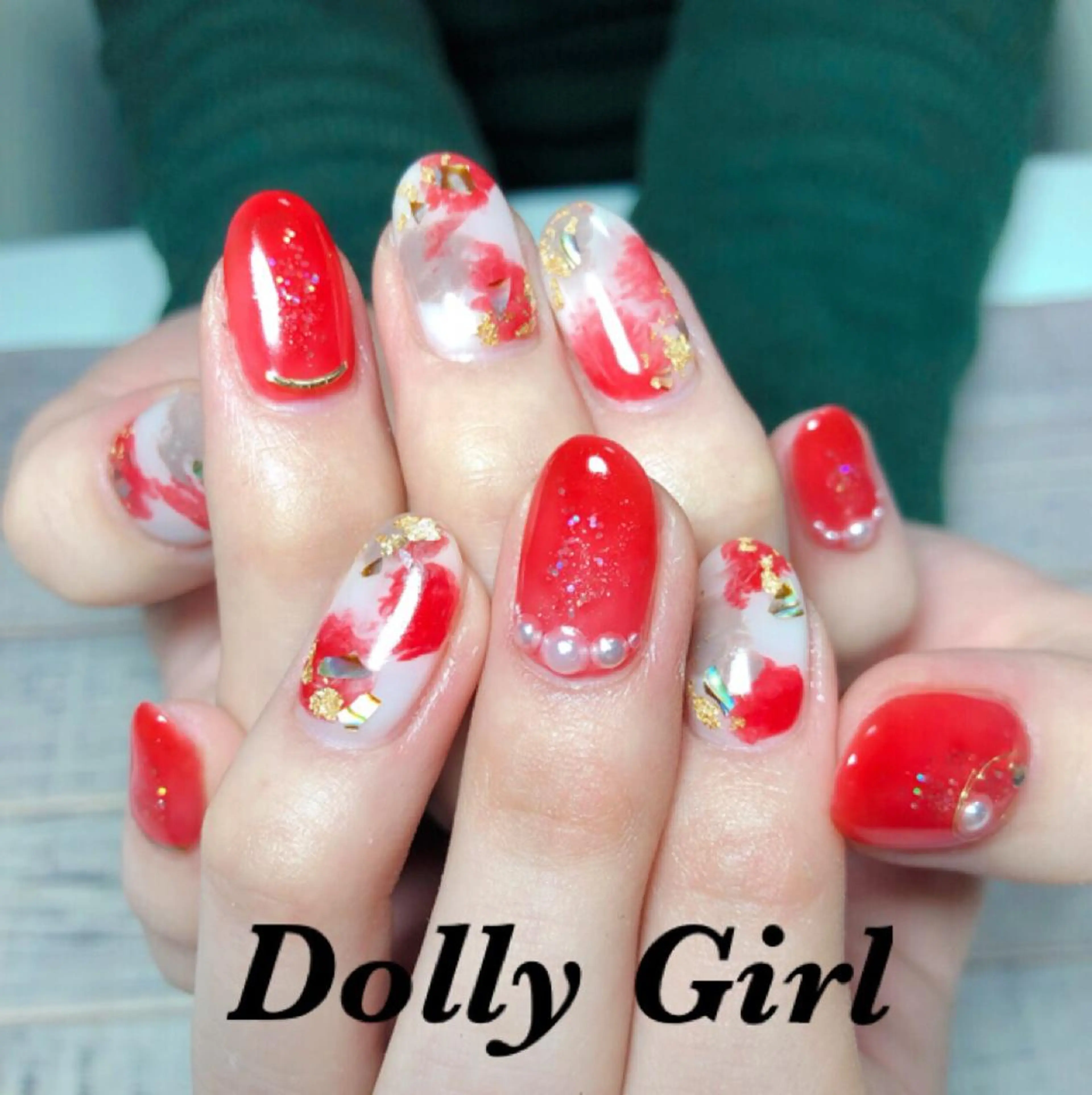 ネイル 個室ネイルサロンDolly  Girl〜ドーリーガール〜所属・DollyGirl KYOKOのネイルデザイン