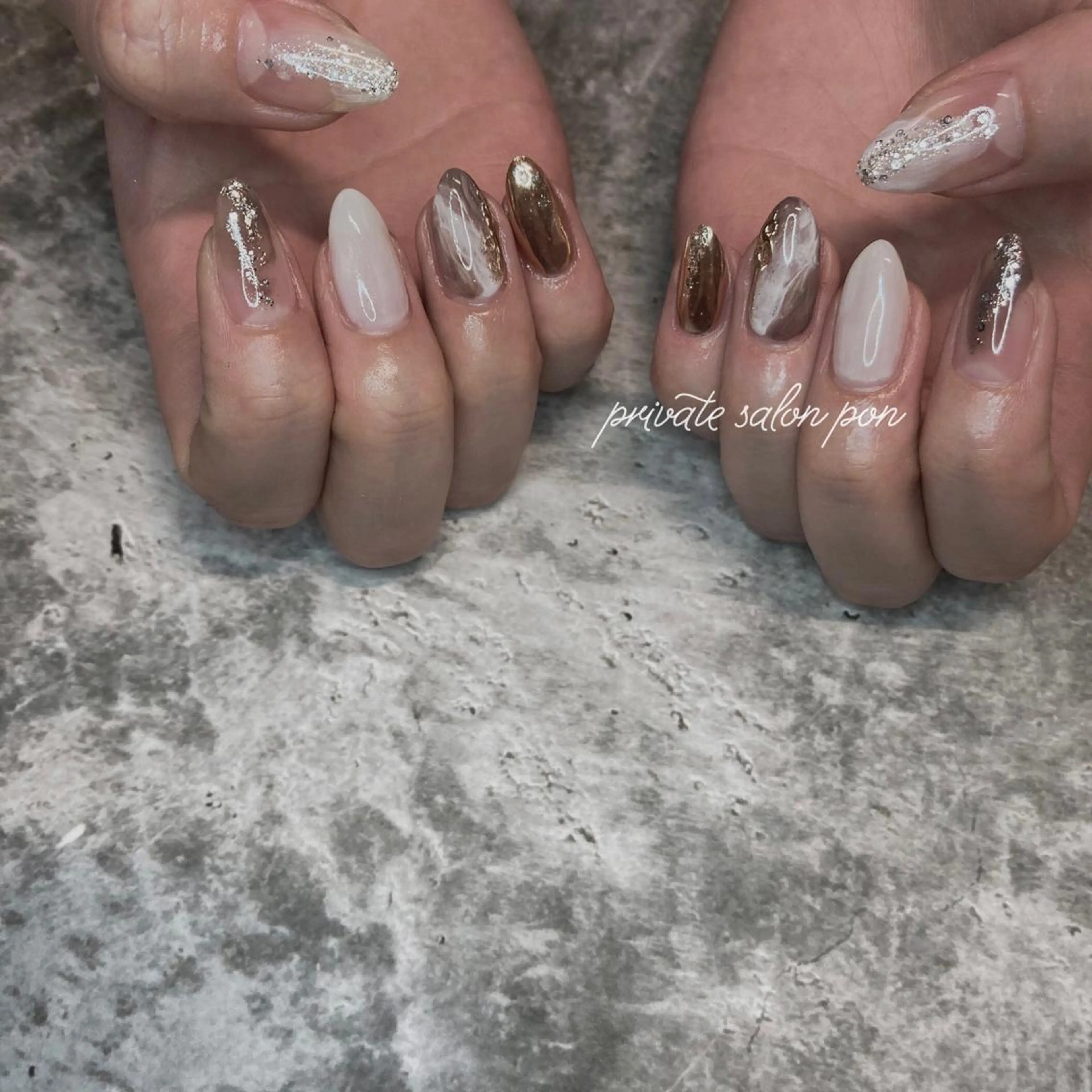 ネイル private salon　ponのネイルデザイン
