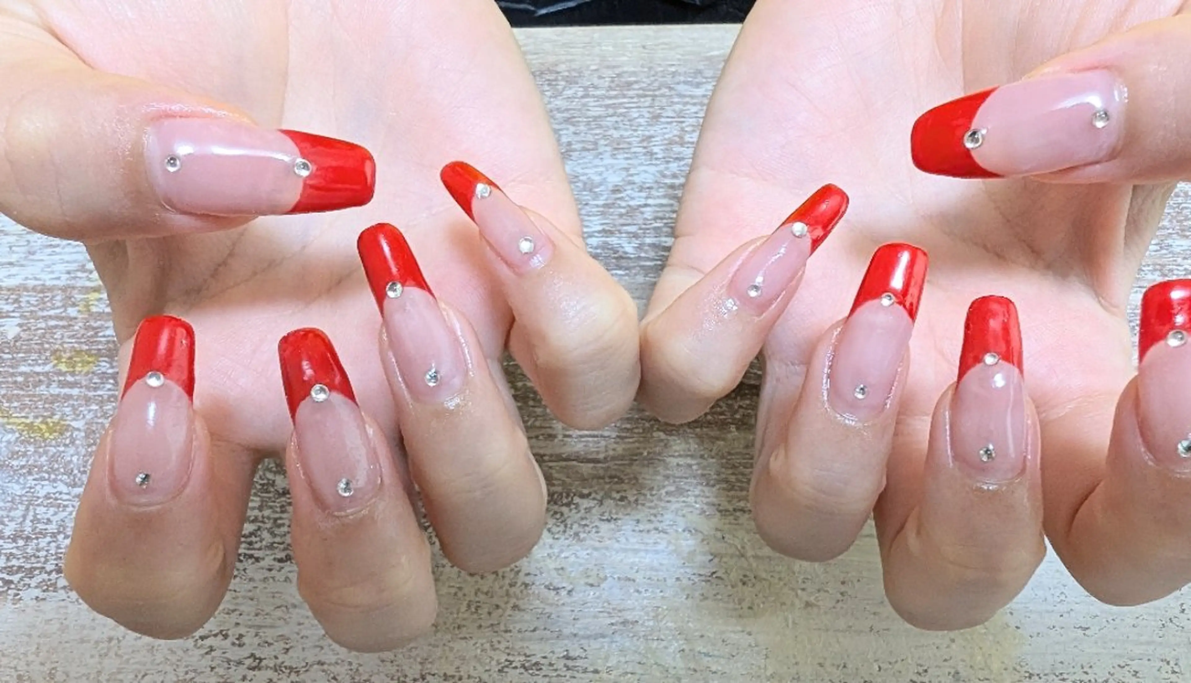 ネイル 長さ出し 持ち込み スカルプネイル NailSalon Ne-Neのネイルデザイン