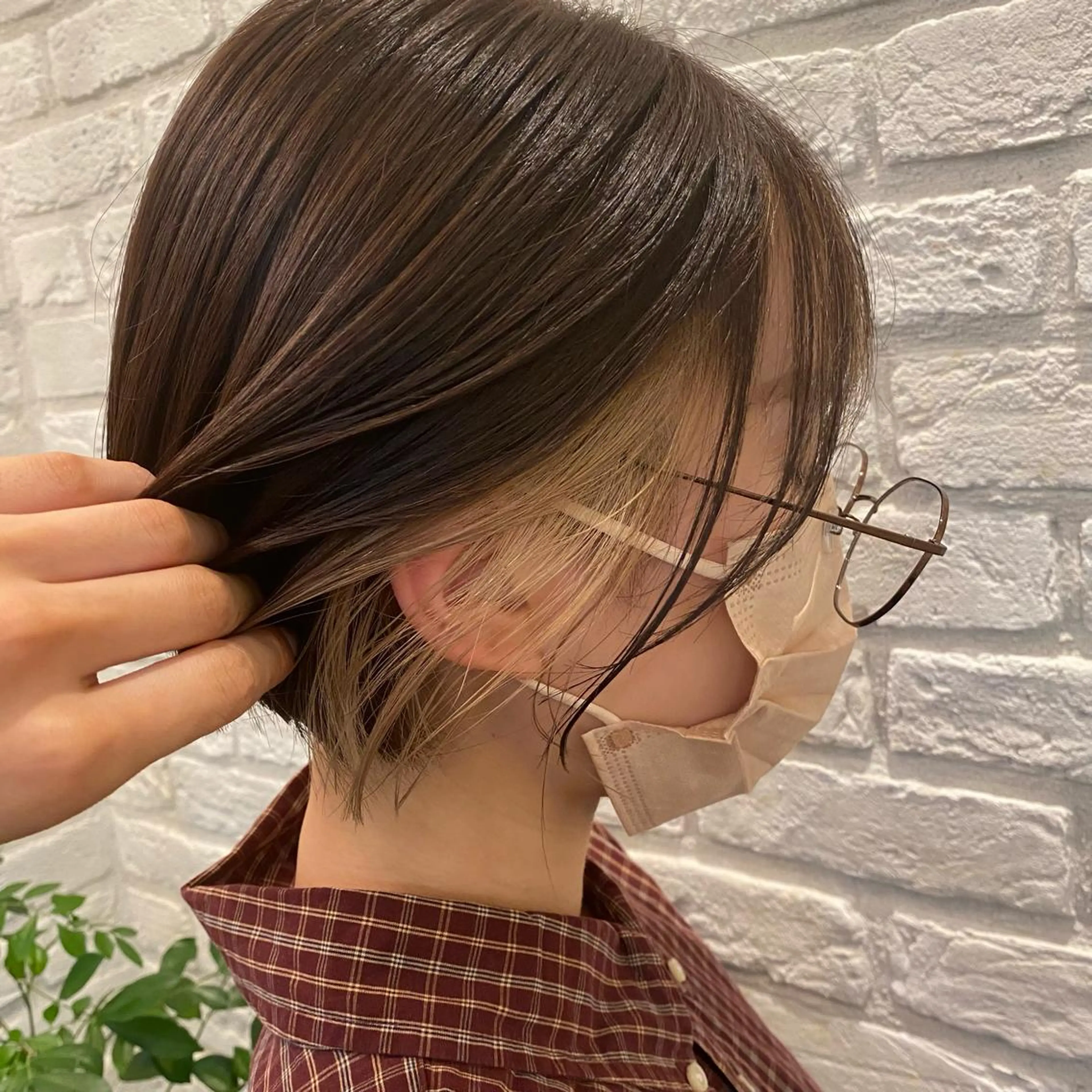 ショート ヘアカラー ココロ☀️ CLUTCH天王寺店のヘアスタイル