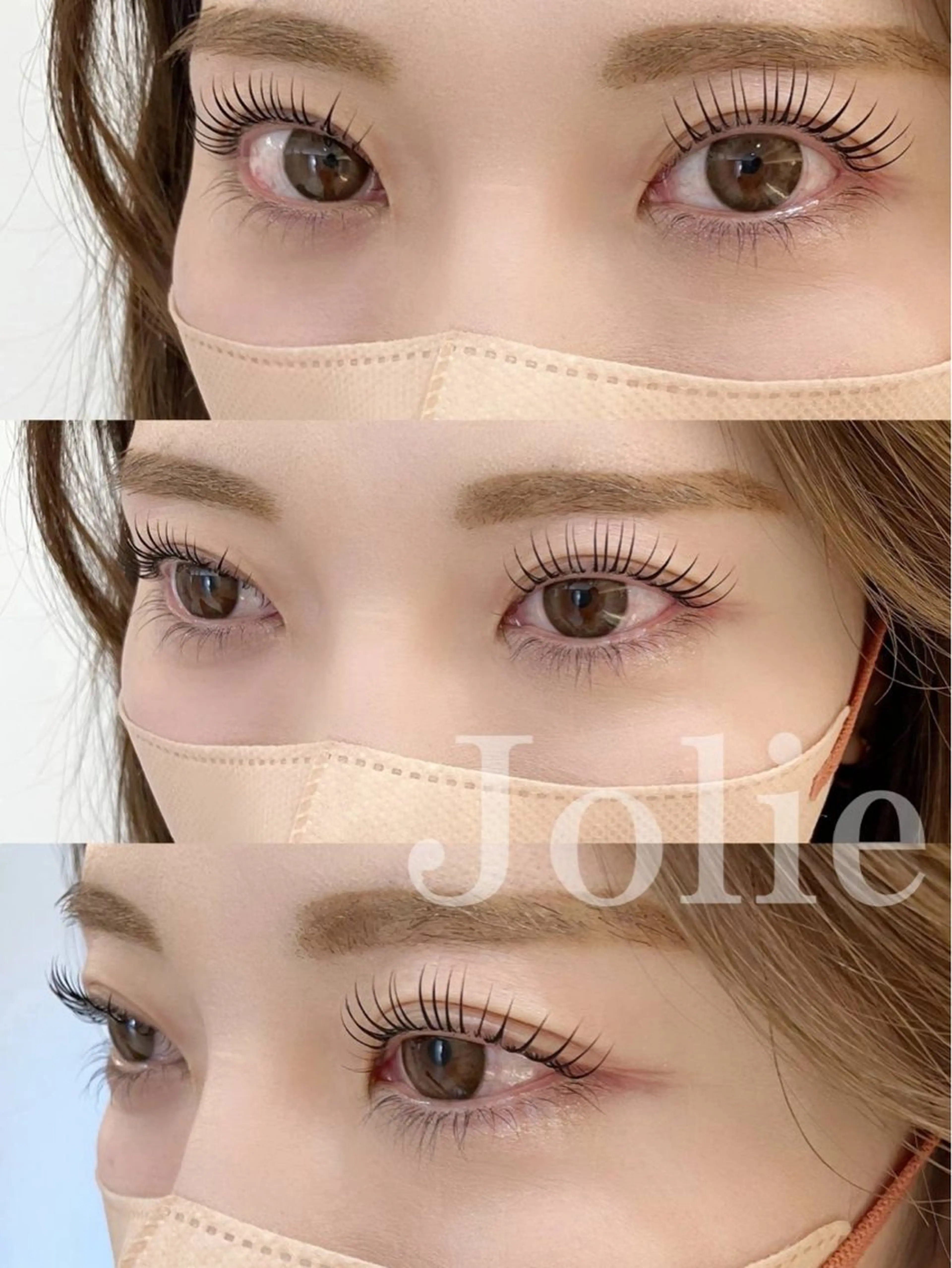 マツエク・マツパ jolie 栄𖤐のマツエク・マツパデザイン