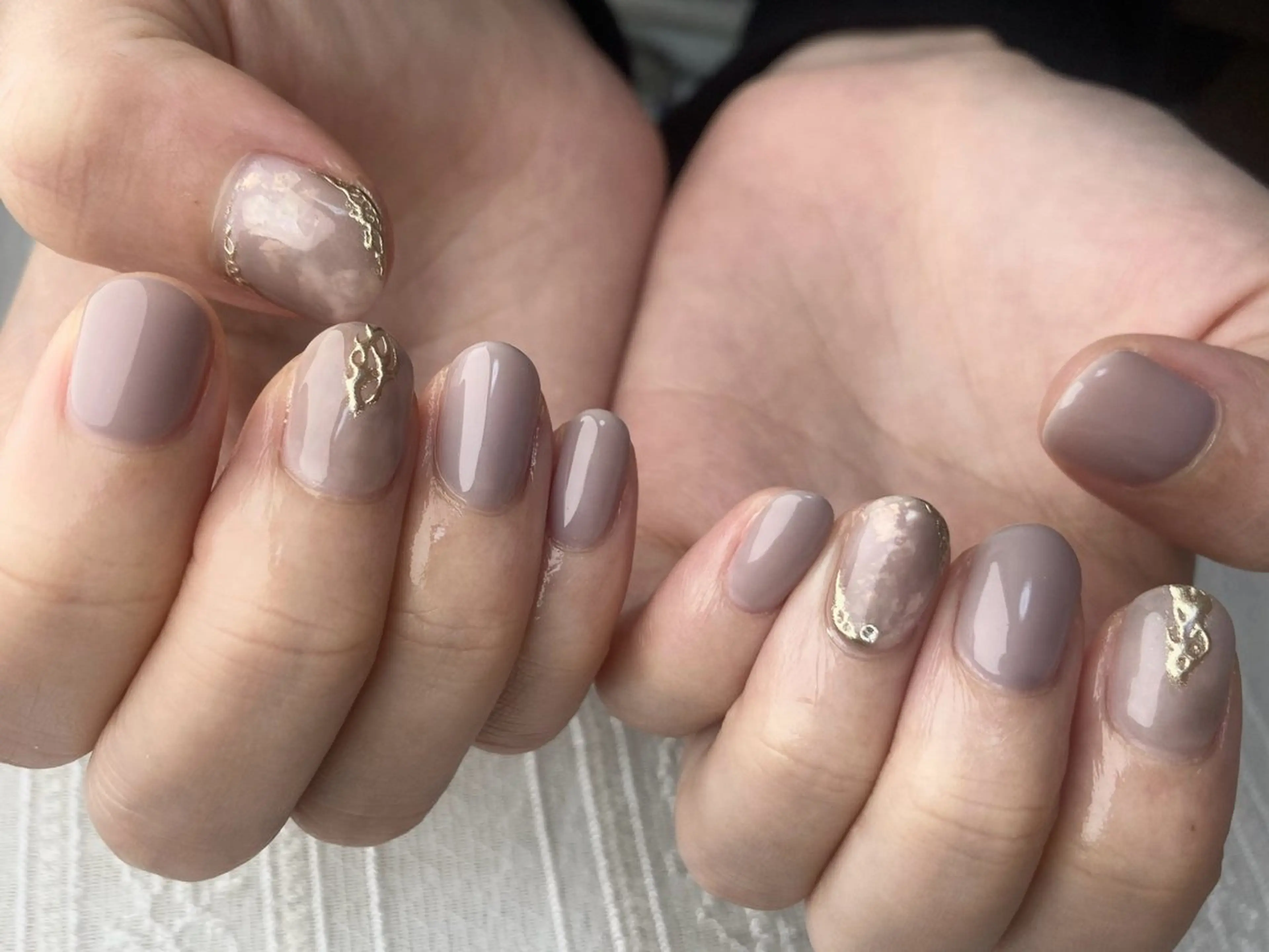 ネイル オーロラネイル キラキラネイル ニュアンスネイル nail  salon pista所属・Ｋ． Michiのネイルデザイン