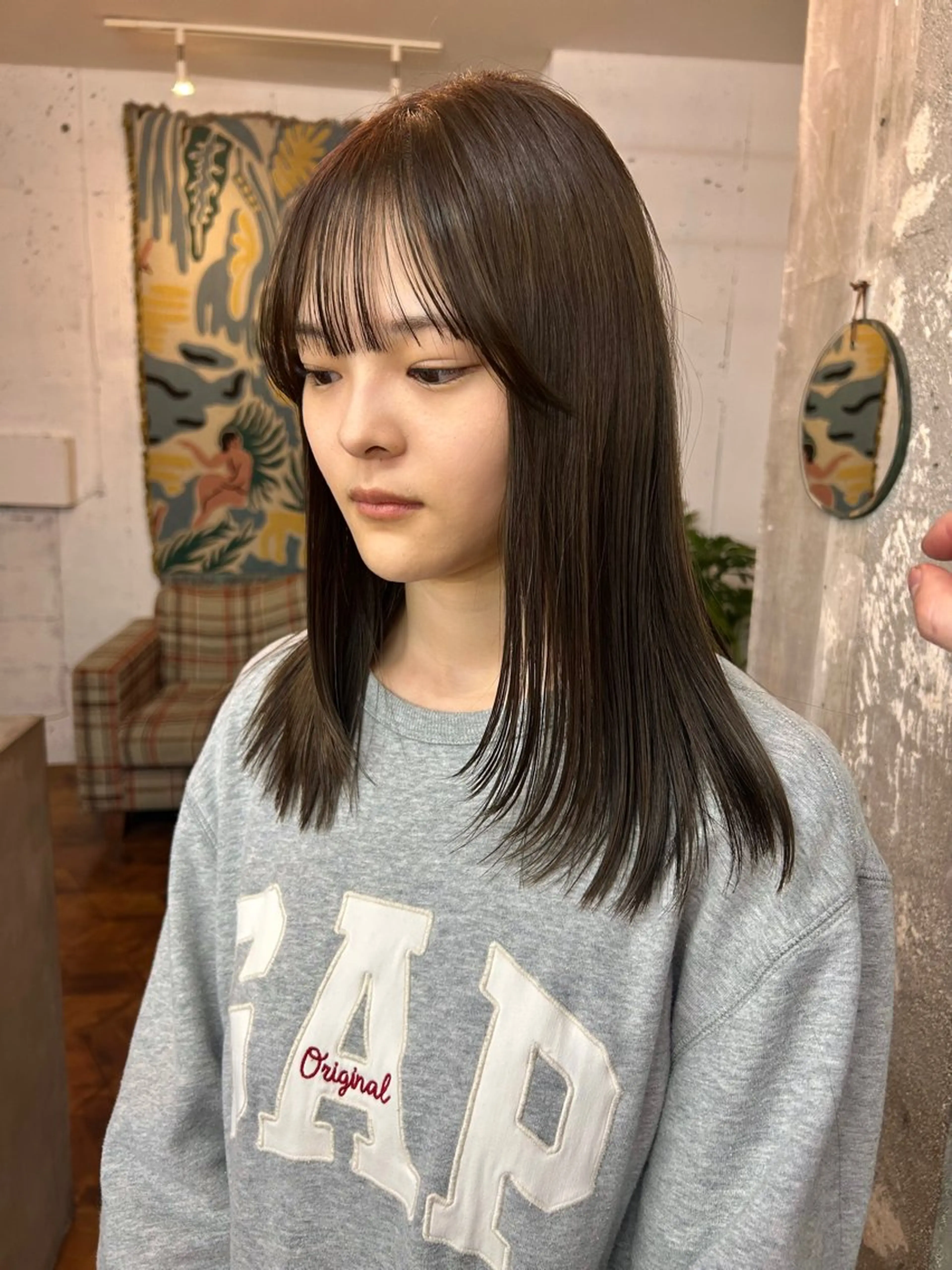 ロングレイヤーカットモデル¥0の写真