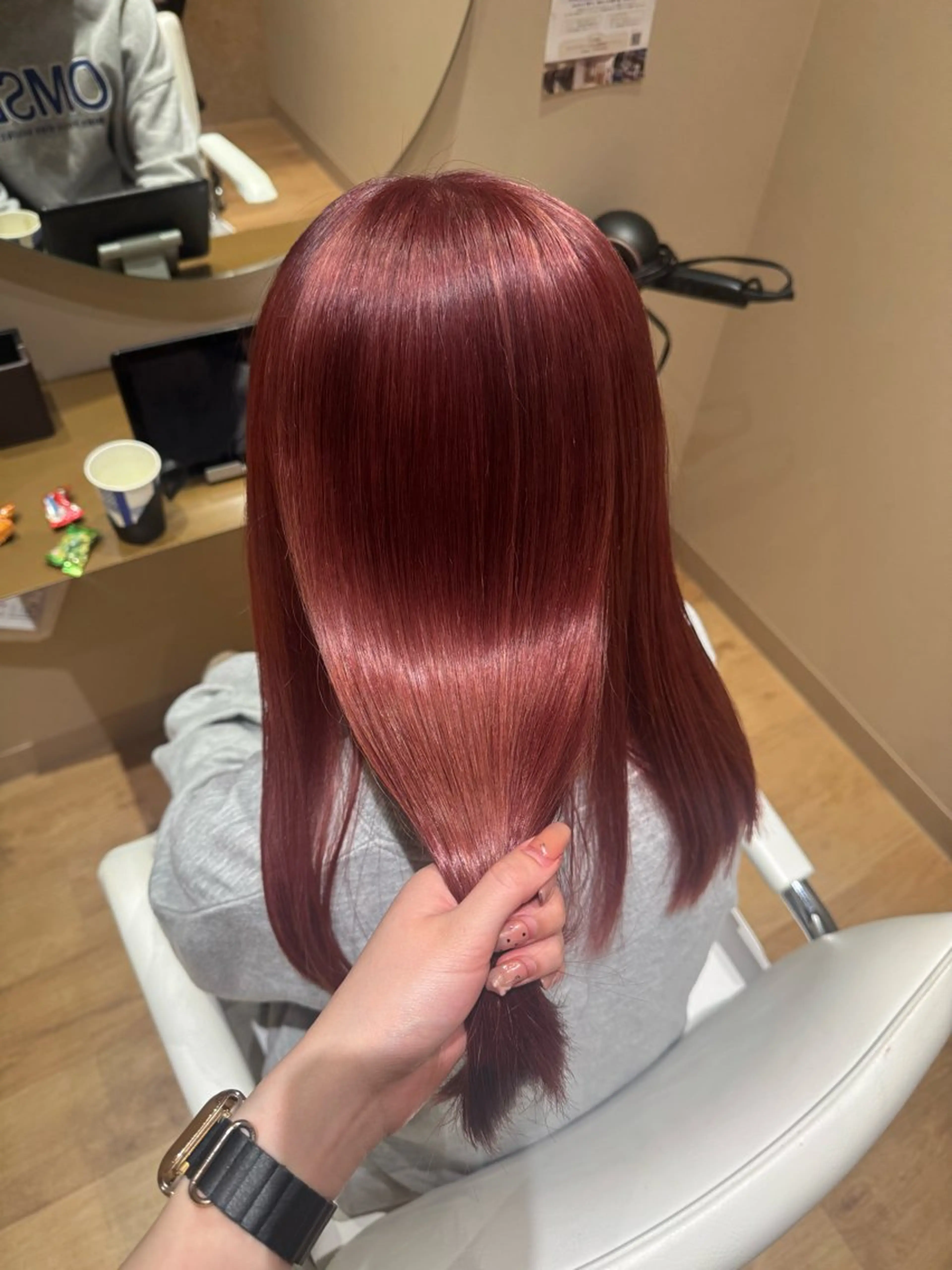 🍒カット＋ケアカラー＋3stepトリートメント🍒の写真