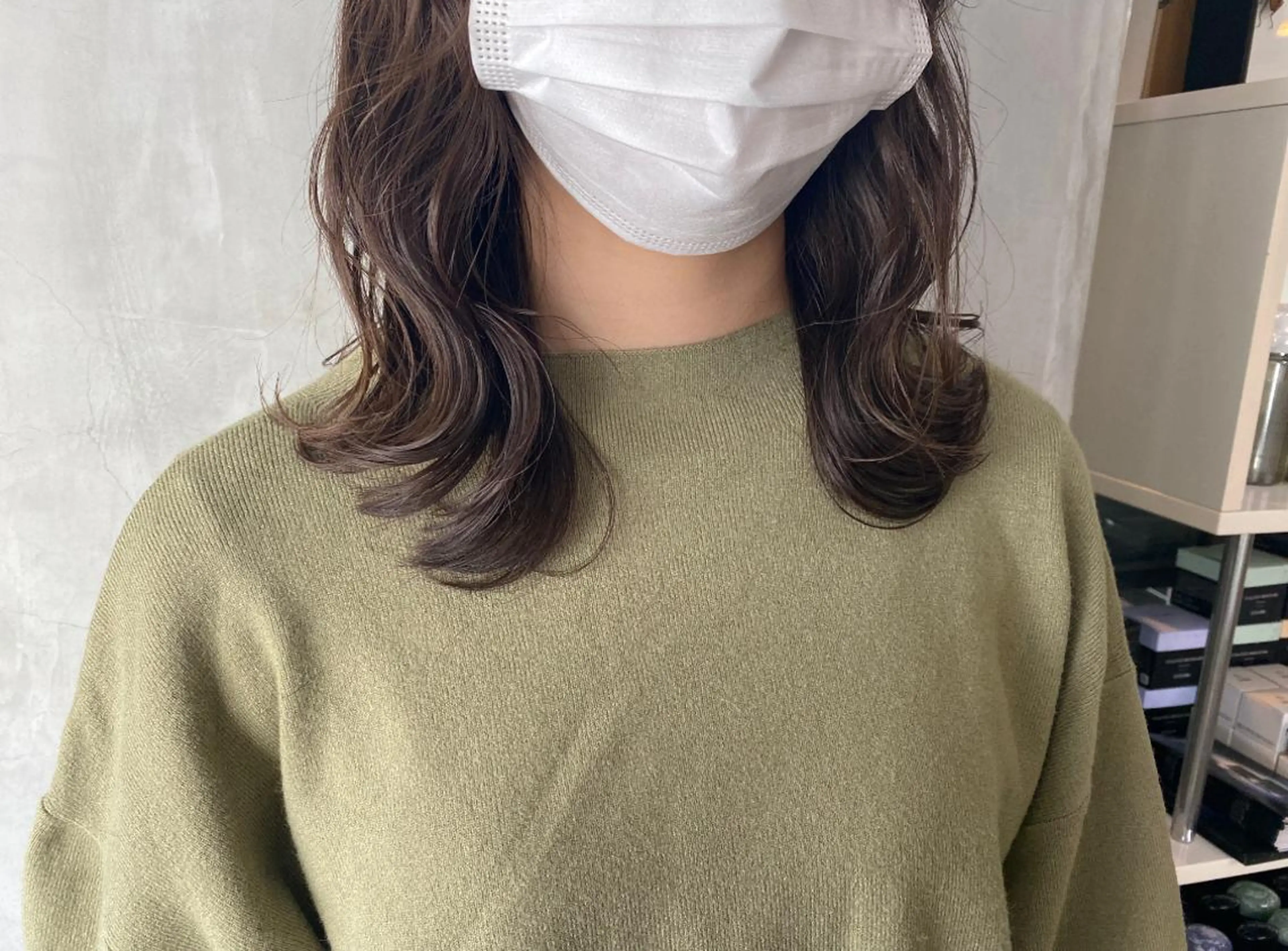ミディアム カラー ヘアアレンジ stylist/蛯谷 珠里のヘアスタイル