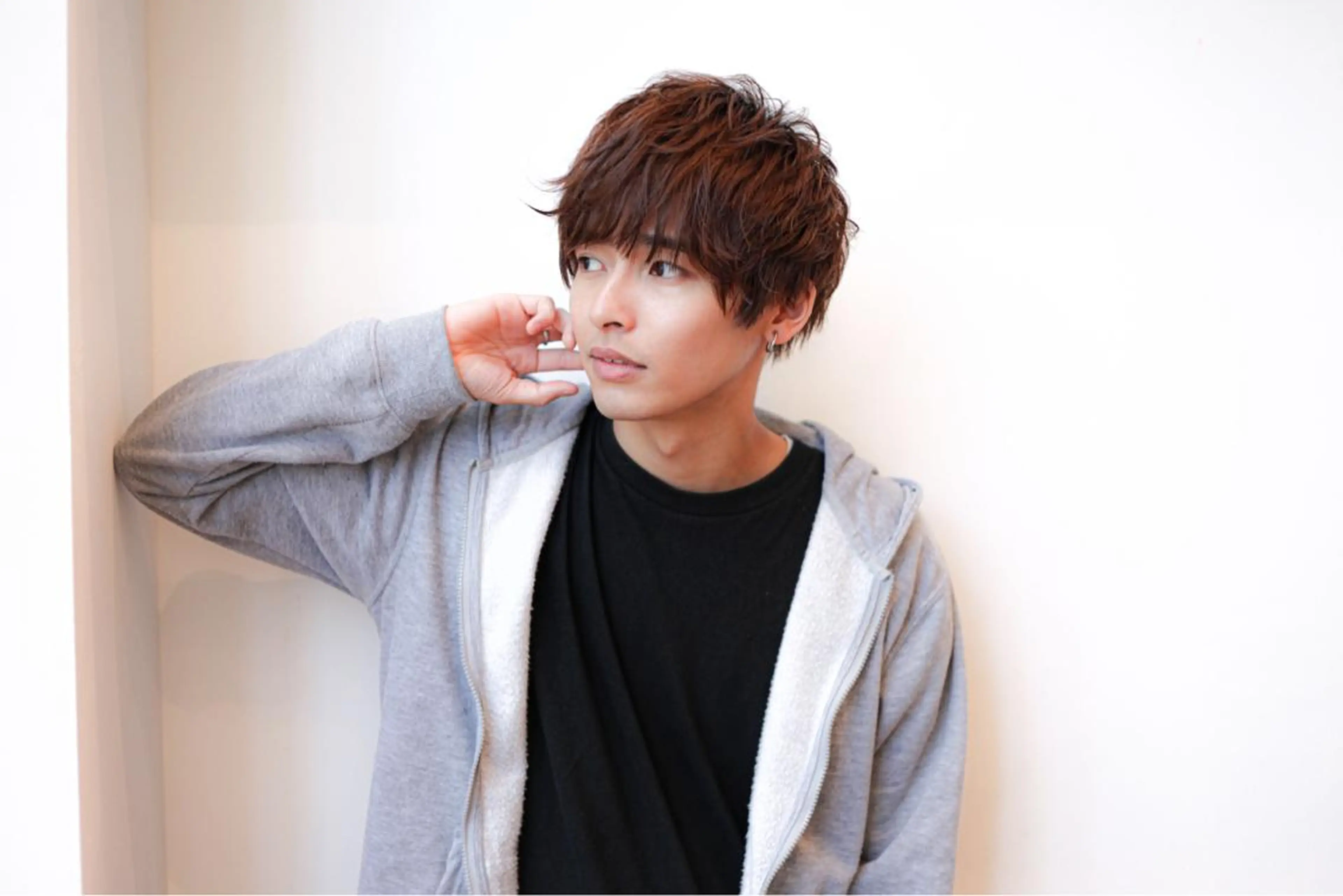 ショート カラー パーマ ヘアアレンジ メンズ カット ヘッドスパ VIVIE【ヴィヴィ】所属・髪質改善/韓国風 レイヤー/田村祐樹のヘアスタイル