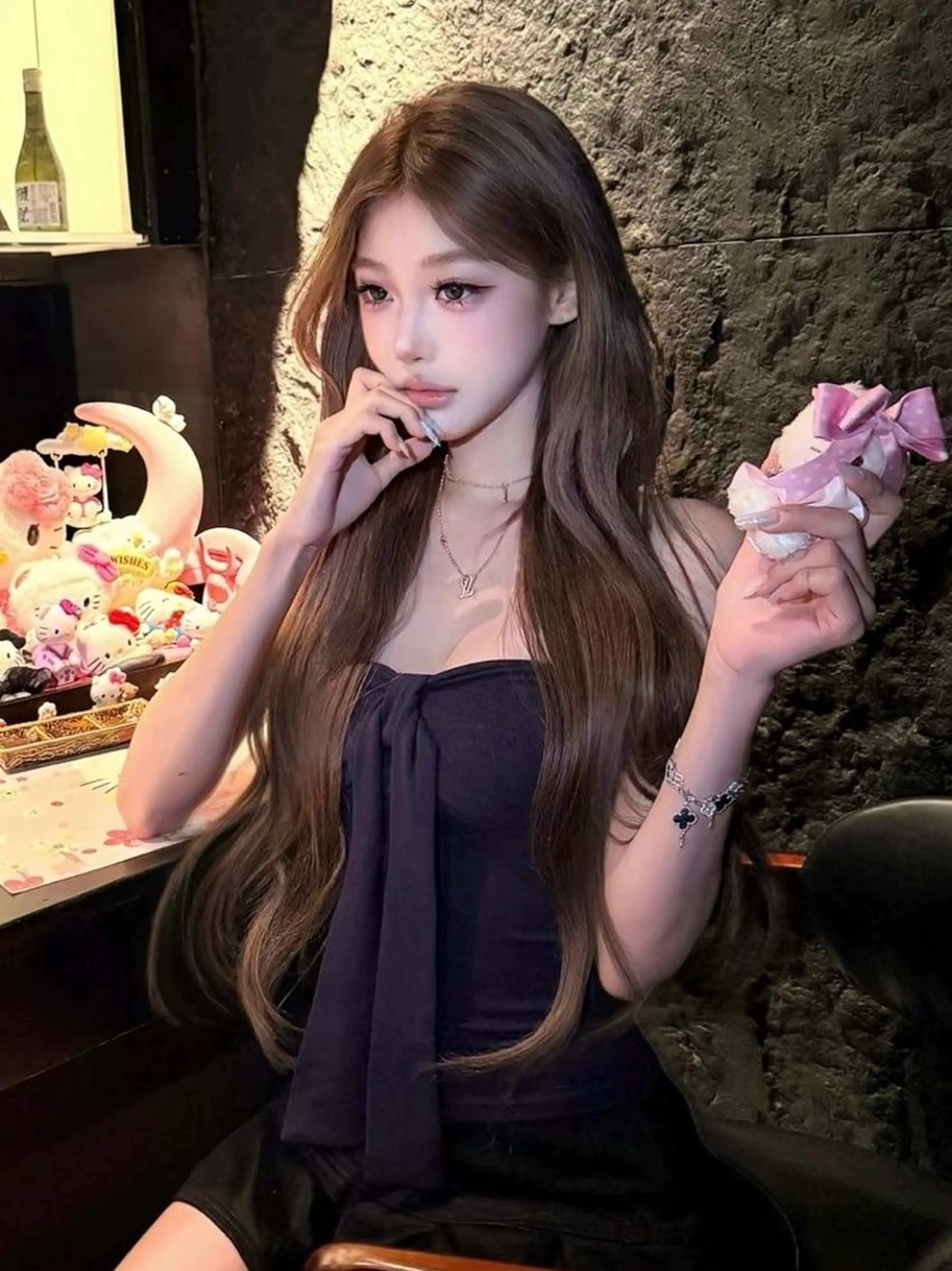 ロング ヘアカラー 𝑺𝑨𝑨𝒀𝑨 色気網紅韓国Hairのヘアスタイル