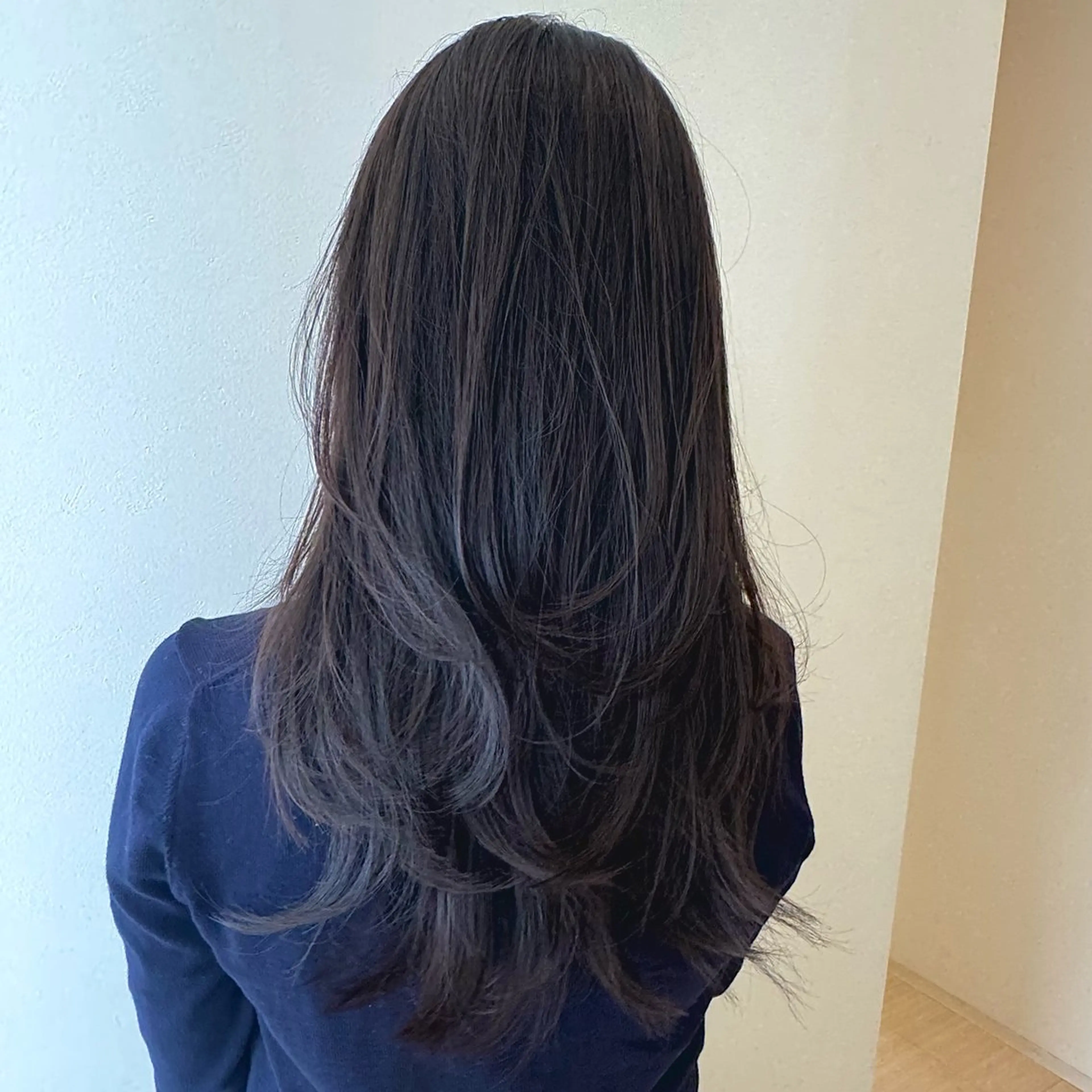 ロング レイヤーカット 石黒 晴香のヘアスタイル