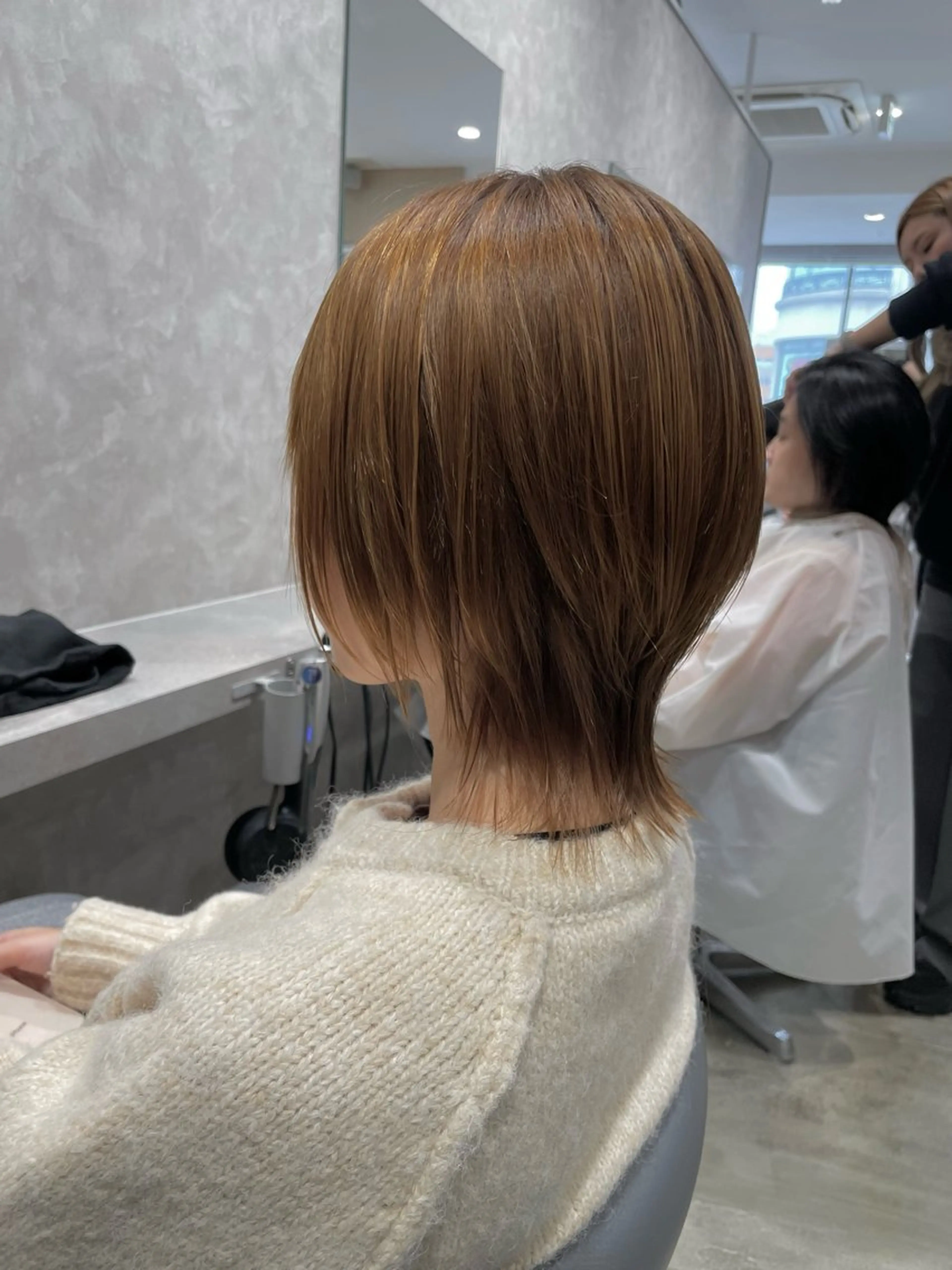 ショート 新宿/ネオウルフ✂️ 小顔レイヤー/池田のヘアスタイル