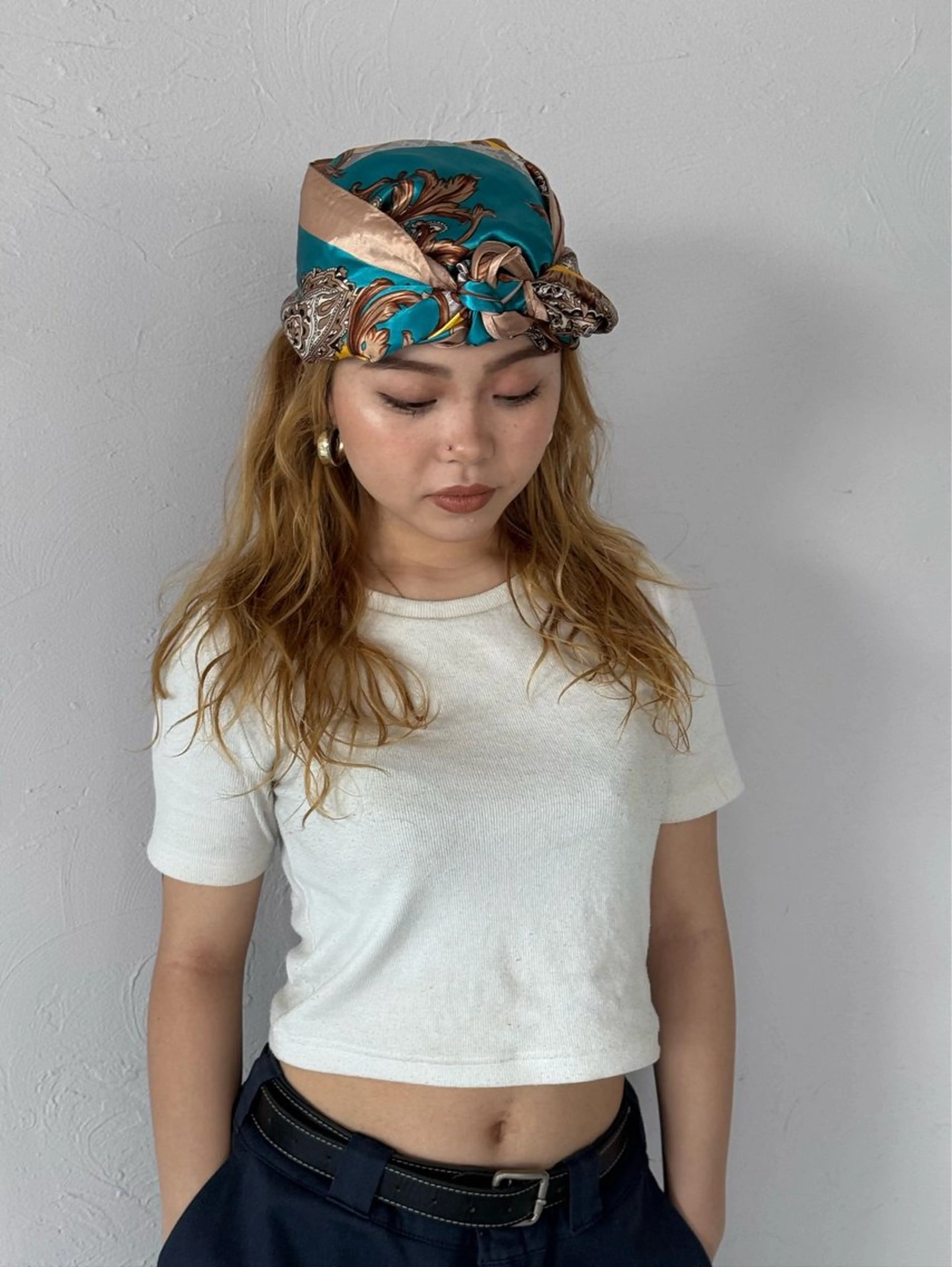 セミロング パーマ カーリーパーマ/ 透明ｶﾗｰ/MIKUのヘアスタイル