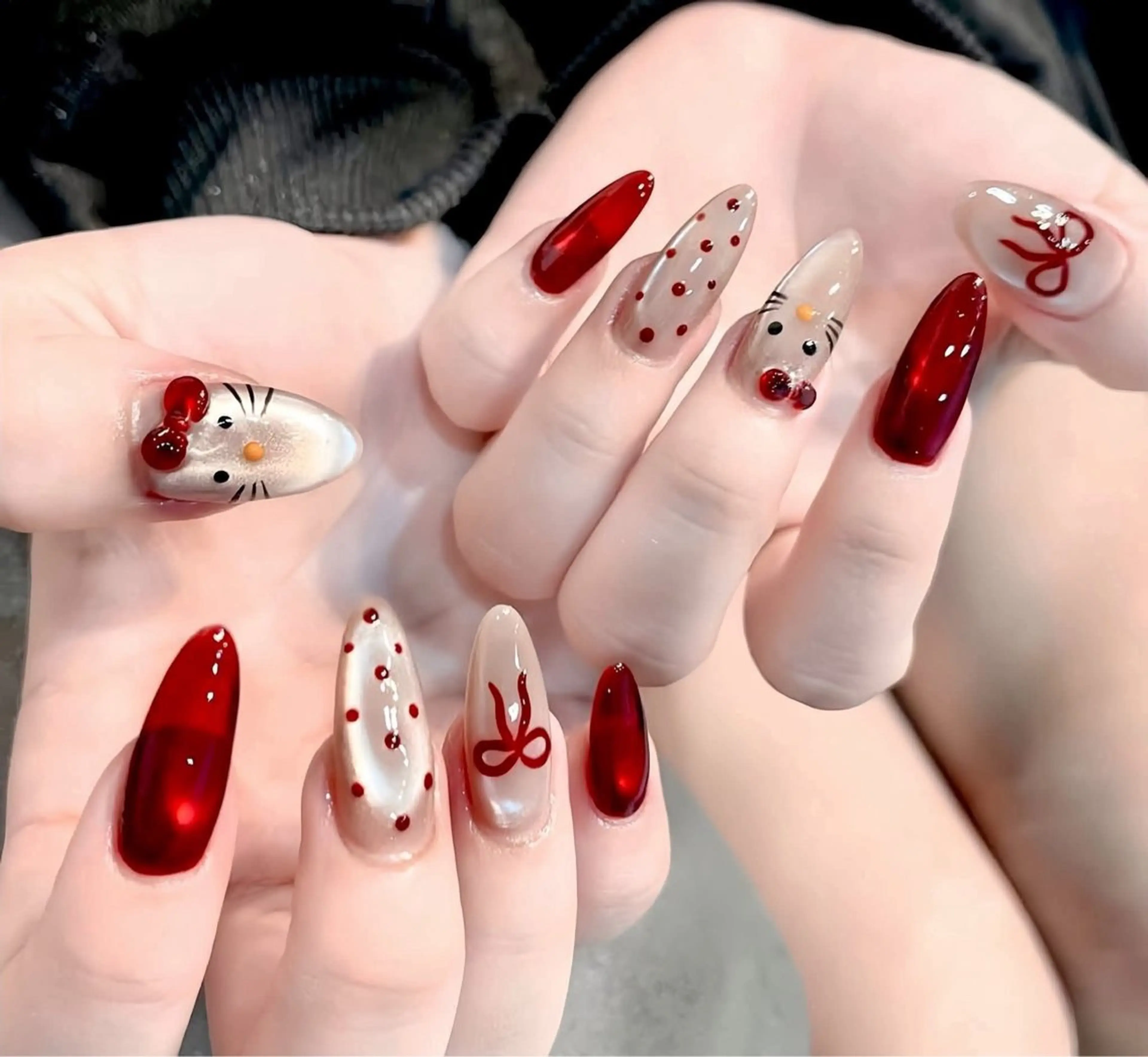 ネイル 長さ出し フットネイル ジェルネイル 韓国ネイル マグネットネイル ハンドネイル YMT NailStudio所属・YMT NailStudioのネイルデザイン