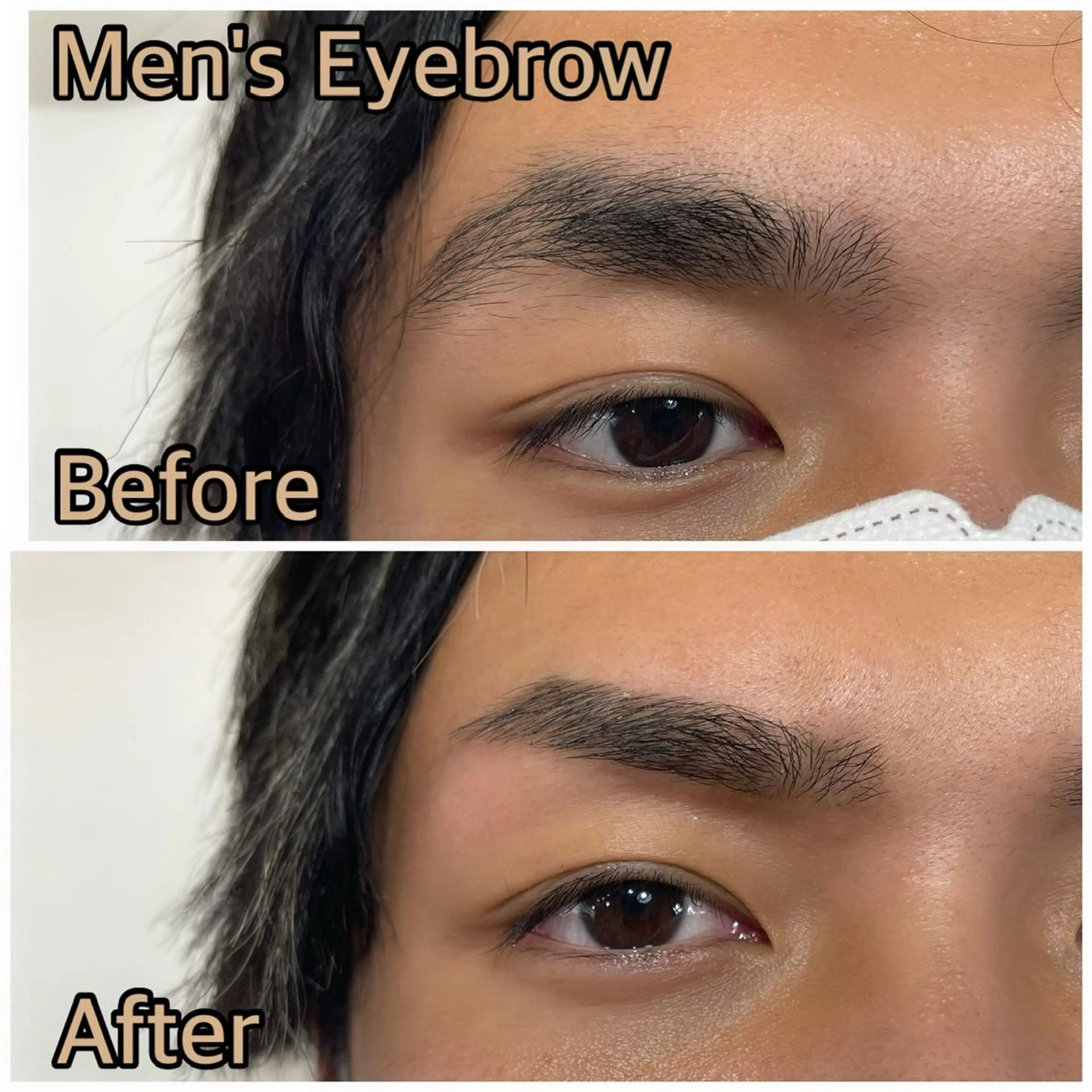 メンズ アイブロウ Iz所属・マスダ ヤスノリのヘアスタイル