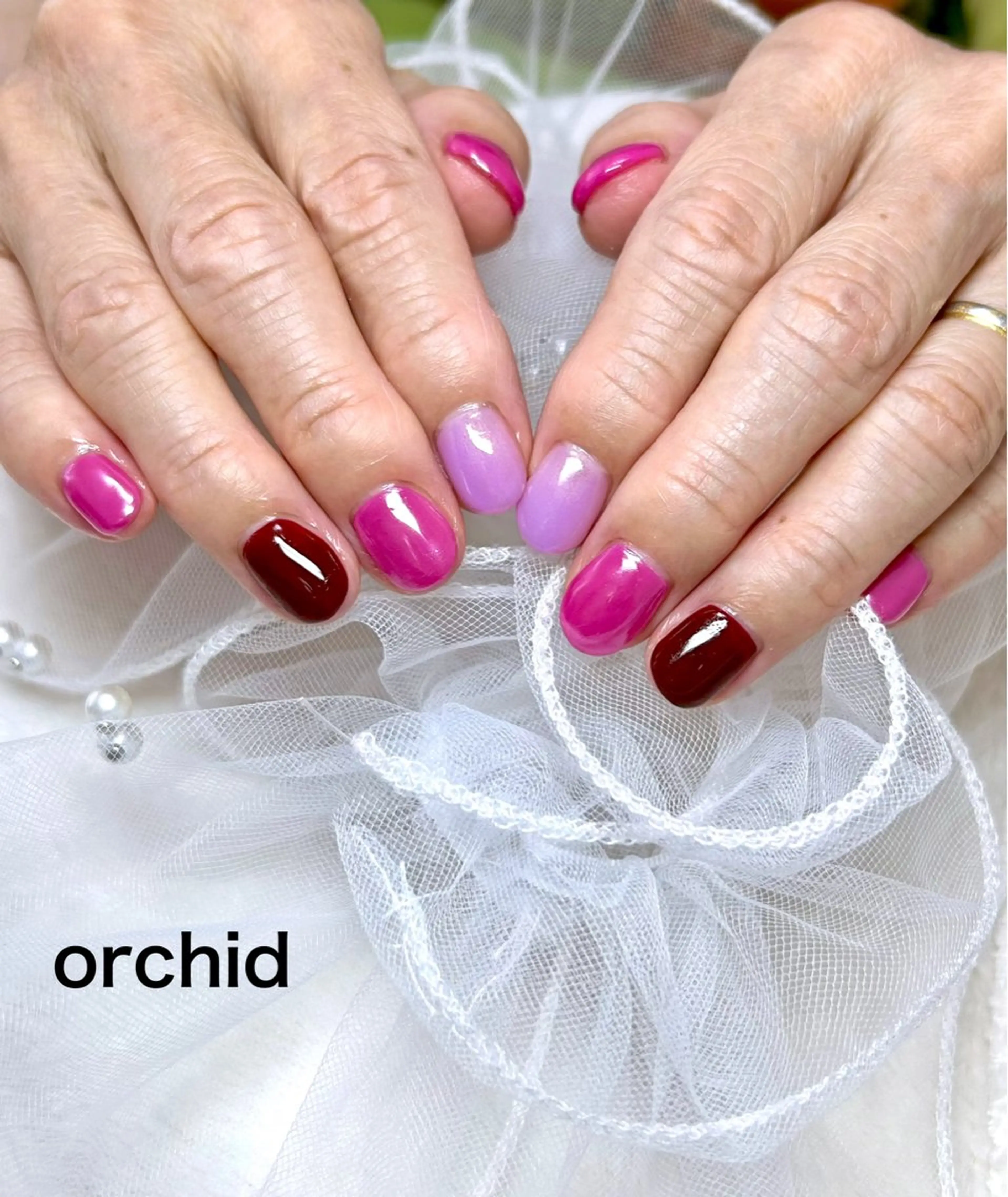 ネイル orchid ♡オーキッドのネイルデザイン