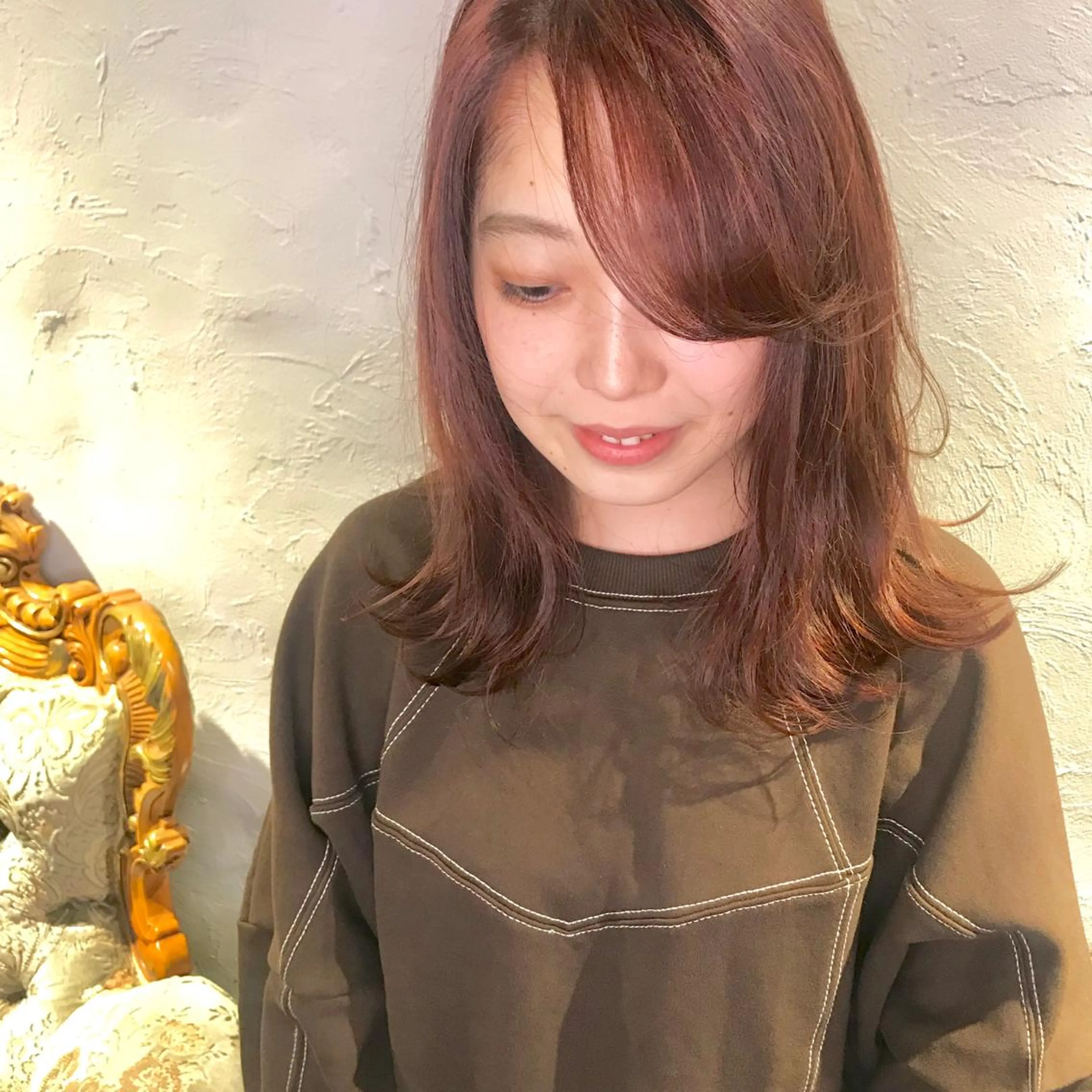 ミディアム カラー Joule銀座 石山あやのヘアスタイル