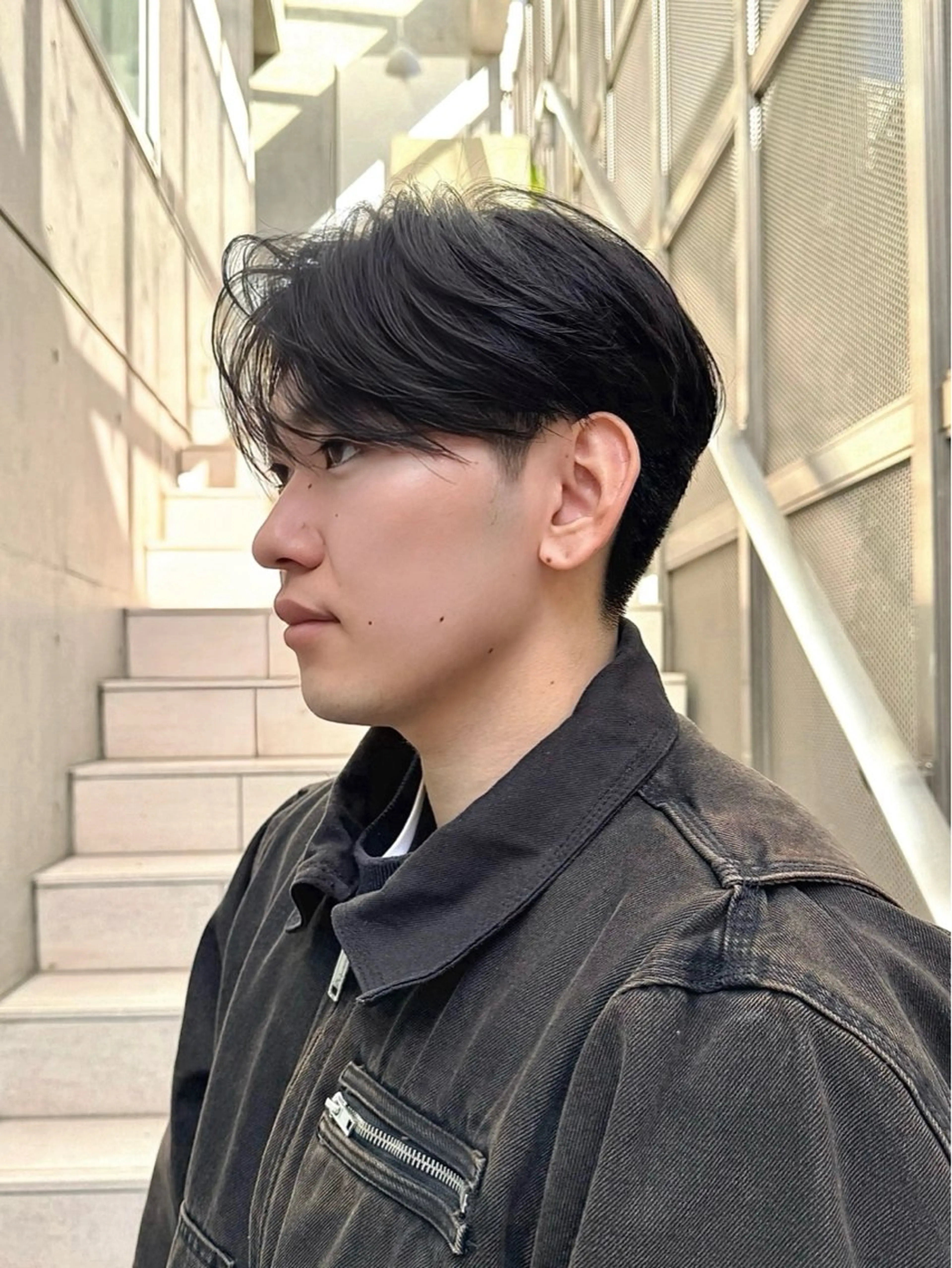 メンズ nicoTOKYO 原宿所属・センターパート /メンズ/海野颯生のヘアスタイル