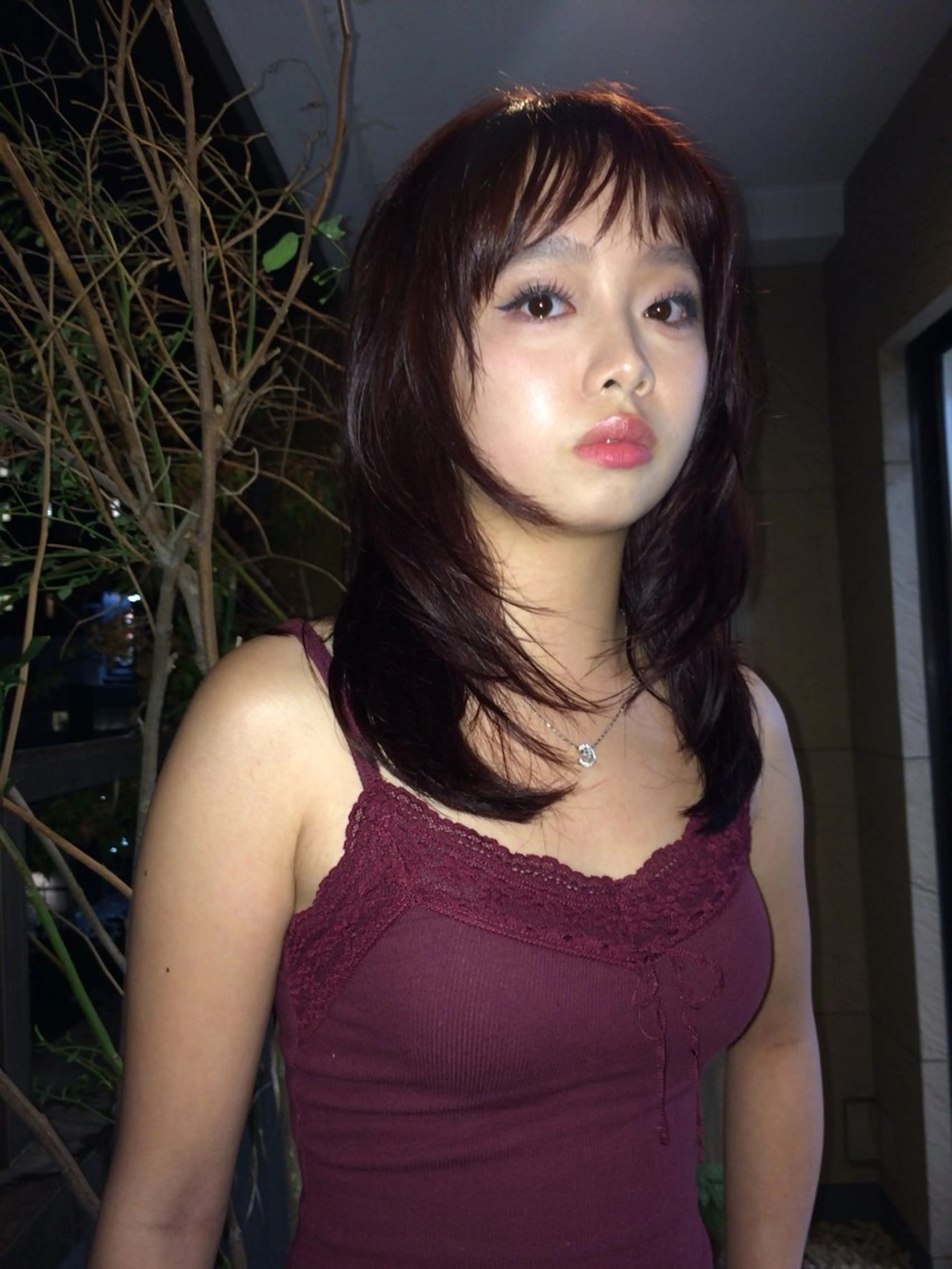 ミディアム レイヤーカット SALOWIN原宿iori店 1F所属・ﾃﾞｻﾞｲﾝｶﾗｰ /ﾕｳﾀﾏﾝ👽のヘアスタイル