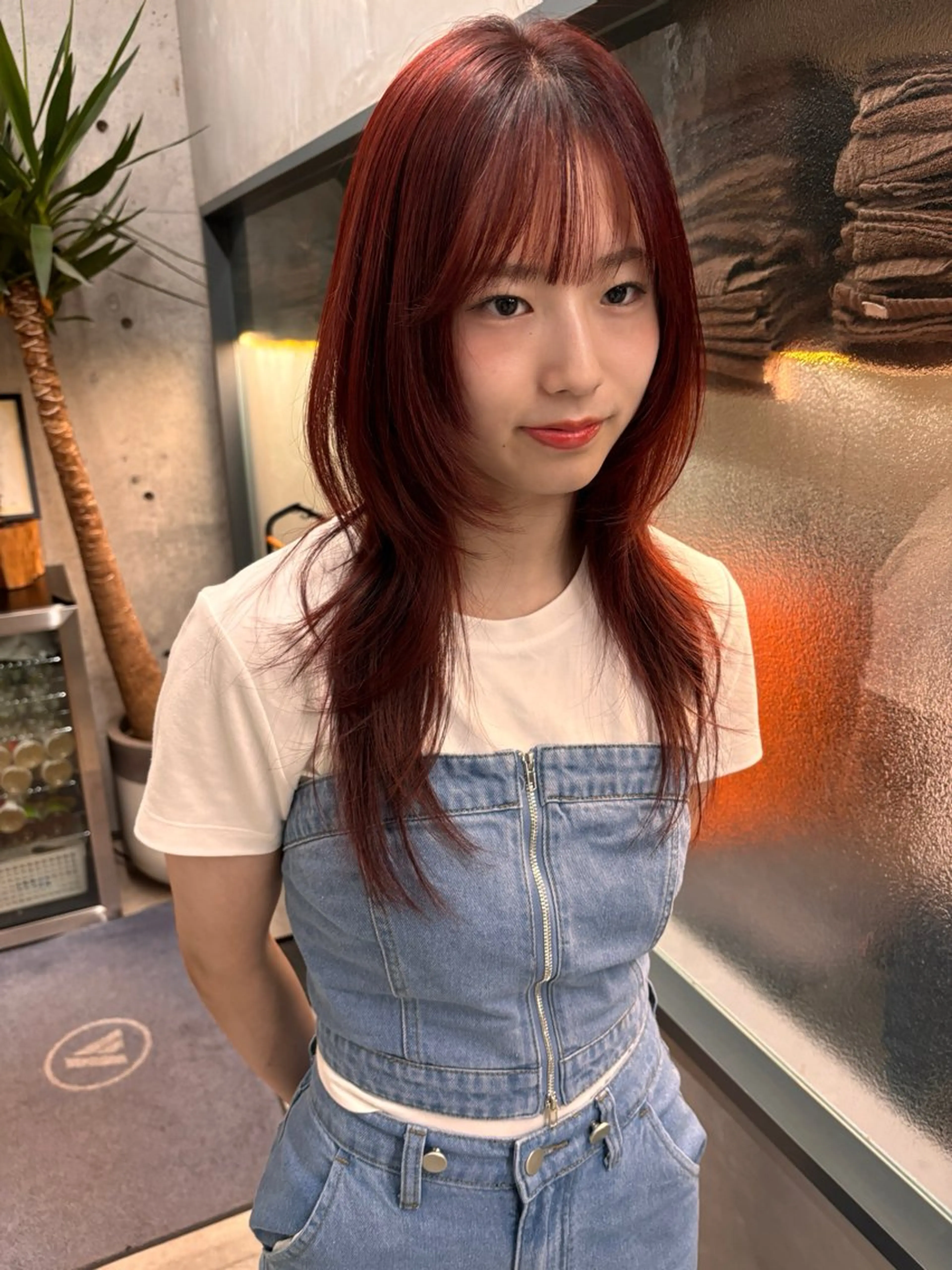 セミロング カラー ハッシュカット yuuna/ ハッシュカット🎀のヘアスタイル