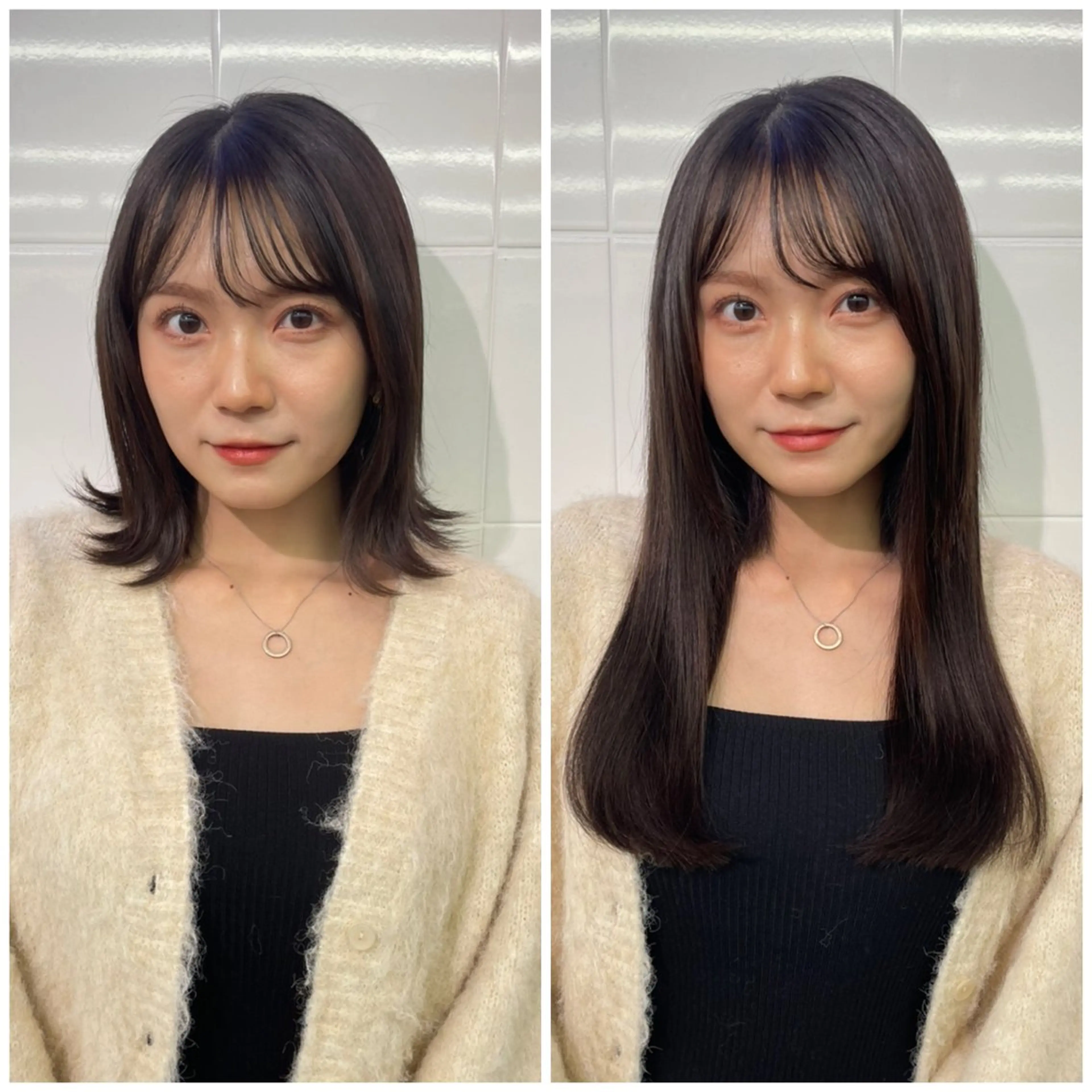 《憧れのロングに💞》プルエクステ❤️‍🔥✨ダイヤモンド毛50本​〜​🩷✨1本330円で追加可能🩷✨エクステカット無料の写真