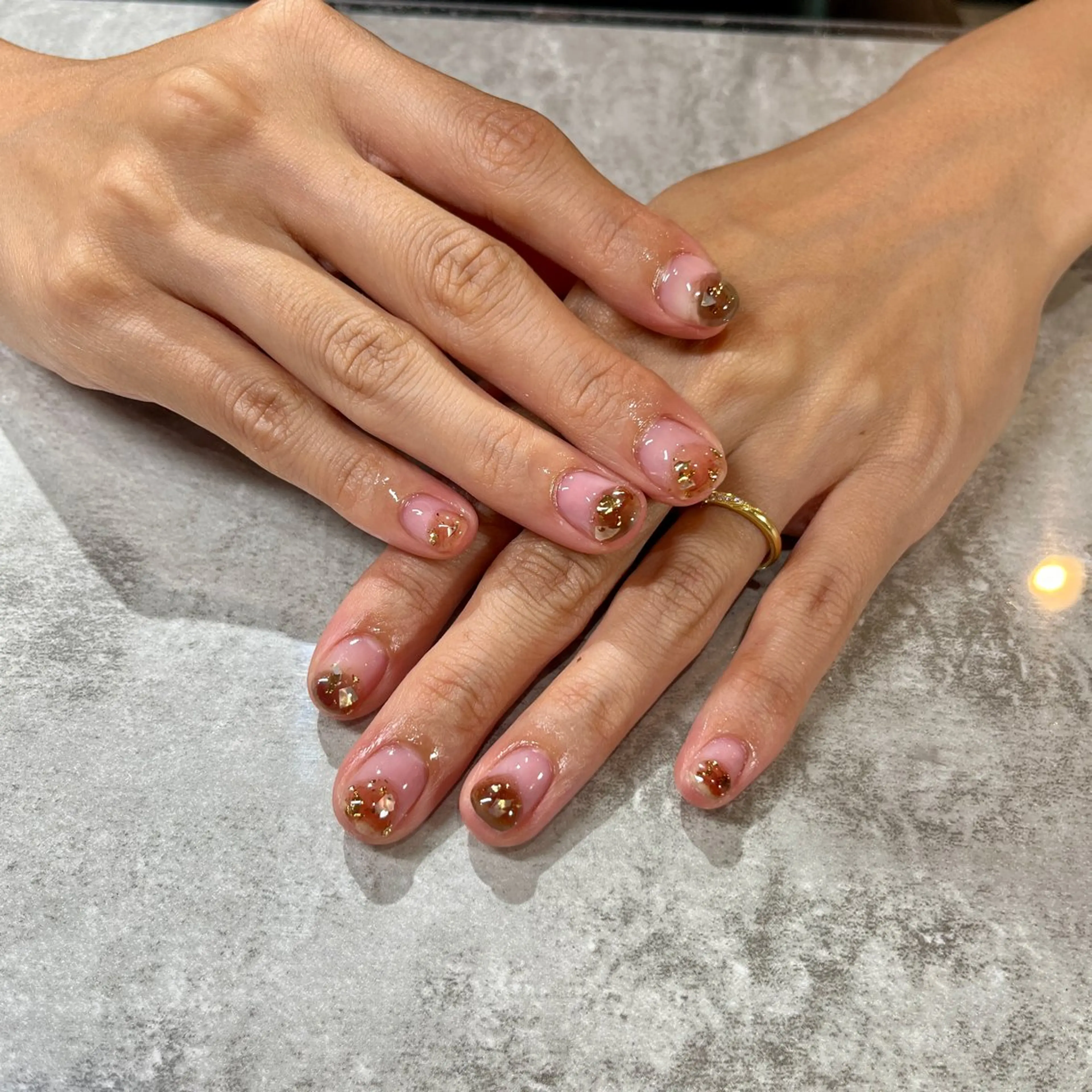 ネイル ハンドネイル 大島 玲奈のネイルデザイン