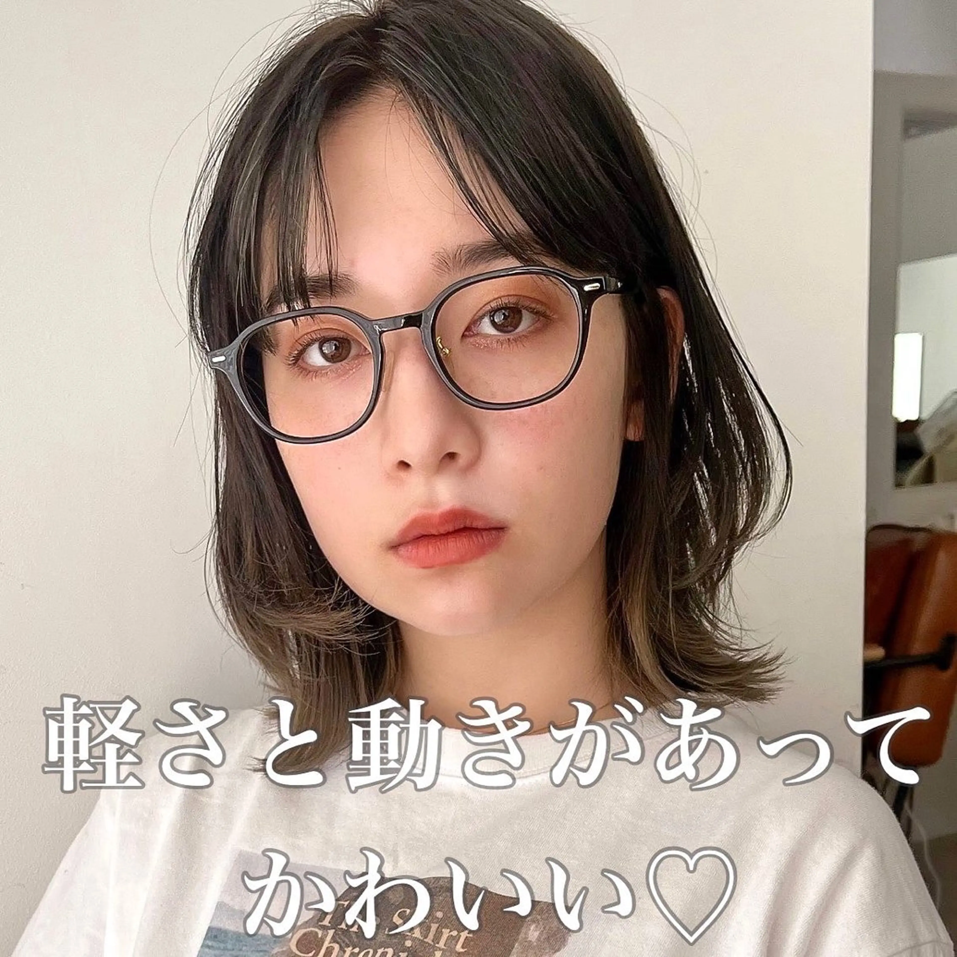 セミロング カラー 🌱小顔ヘア/ボブ ミディアム/双葉🌱のヘアスタイル