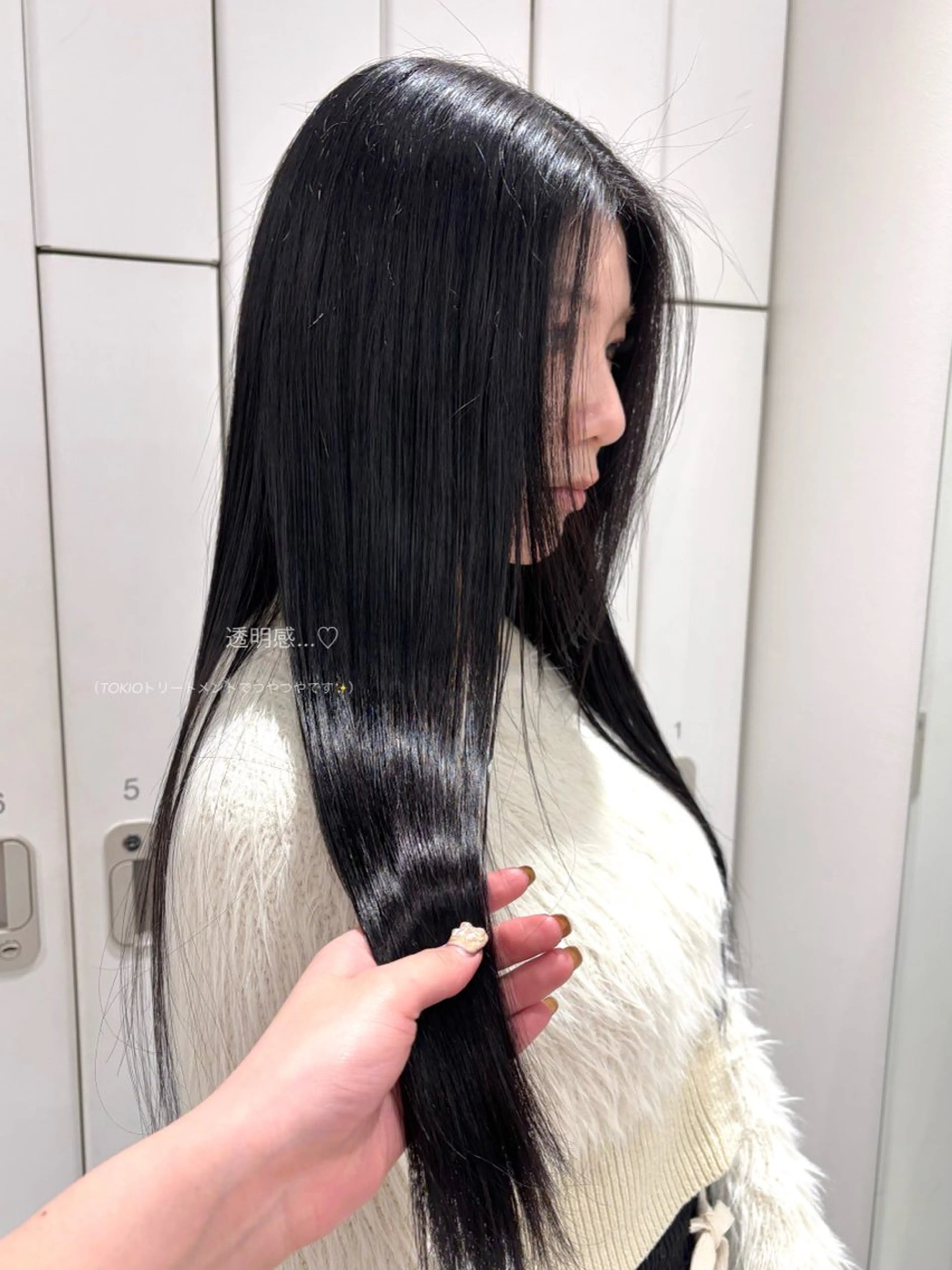 ロング ヘアカラー トリートメント Unami shibuya所属・Unami 渋谷 Mayukiのヘアスタイル