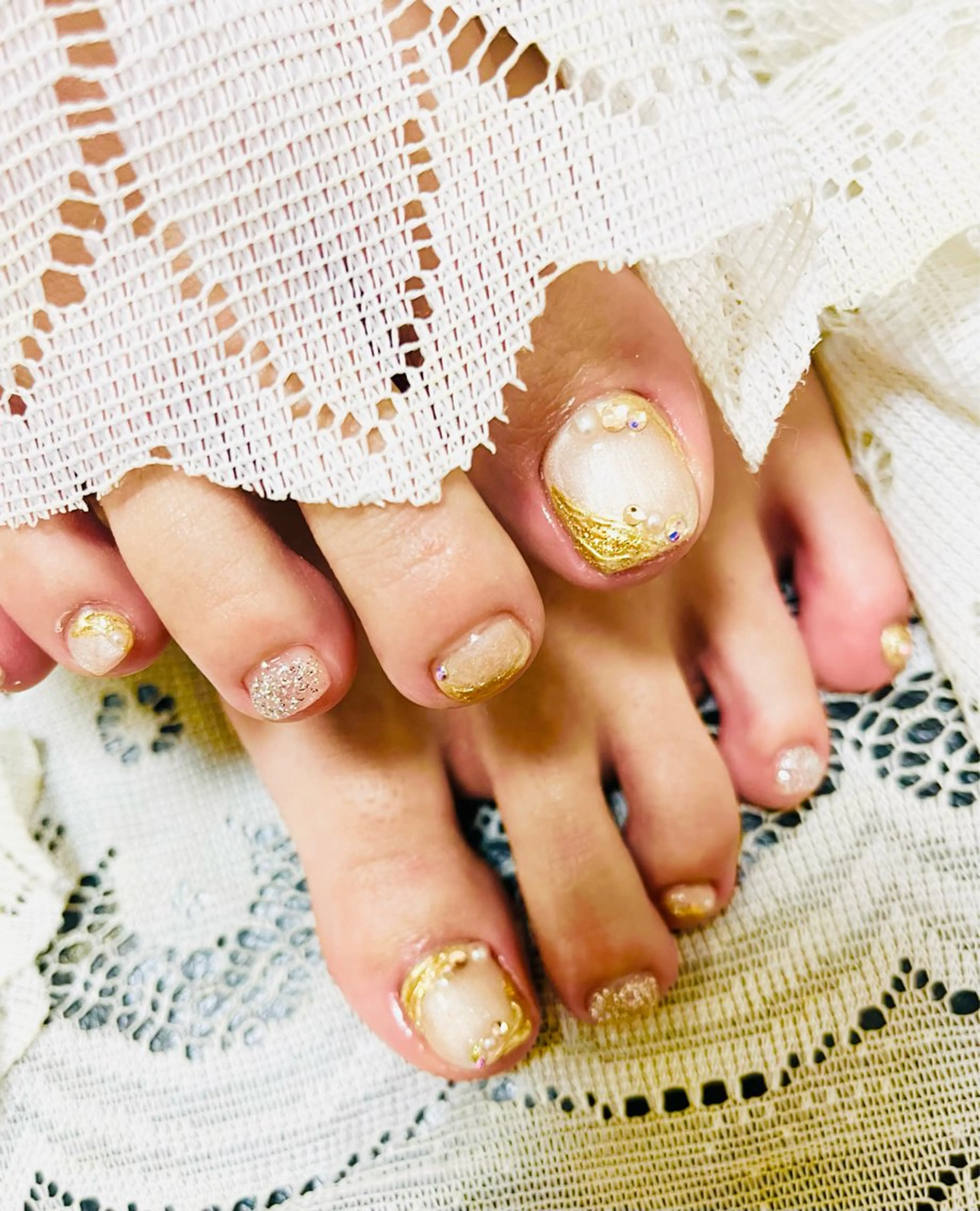 ネイル フットネイル 持ち込み Felice所属・ベテランネイル cnc  nailのネイルデザイン