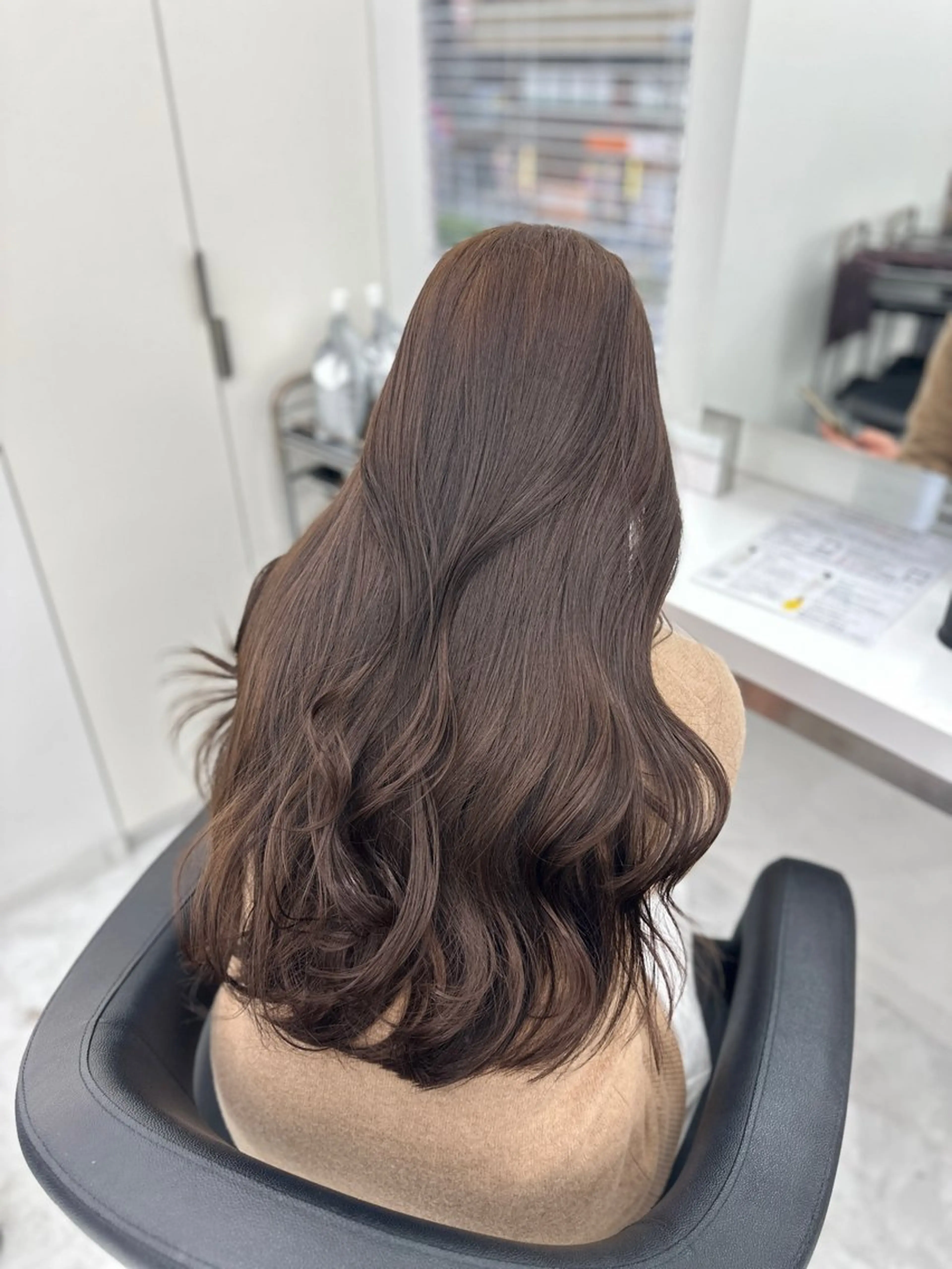 ロング カラー パーマ ヘアアレンジ メンズ キッズ ♥️韓国ヘア レイヤー♥️ゆりのヘアスタイル