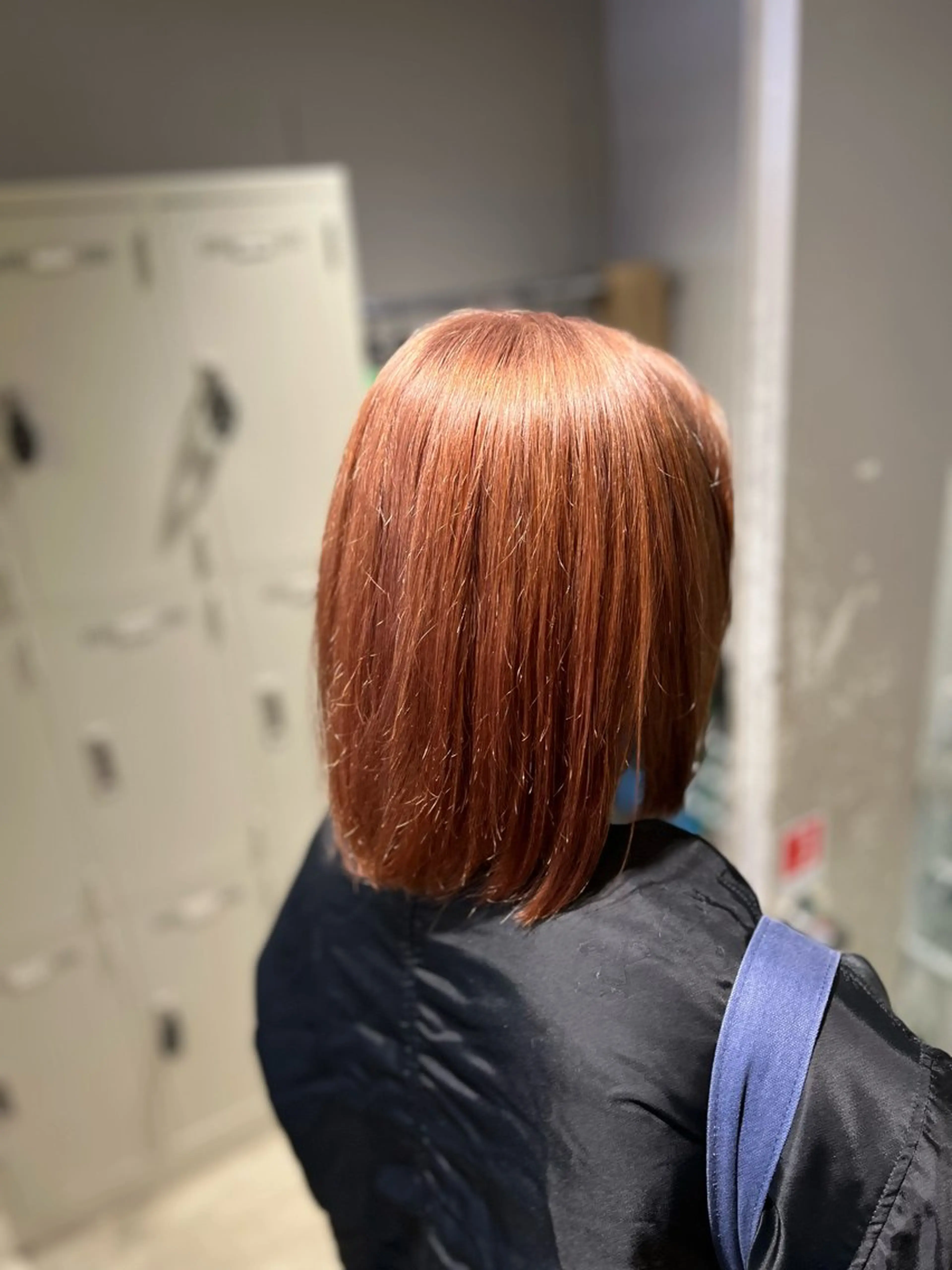 ミディアム カラー ヘアカラー 韓国レイヤーカット /REIのヘアスタイル