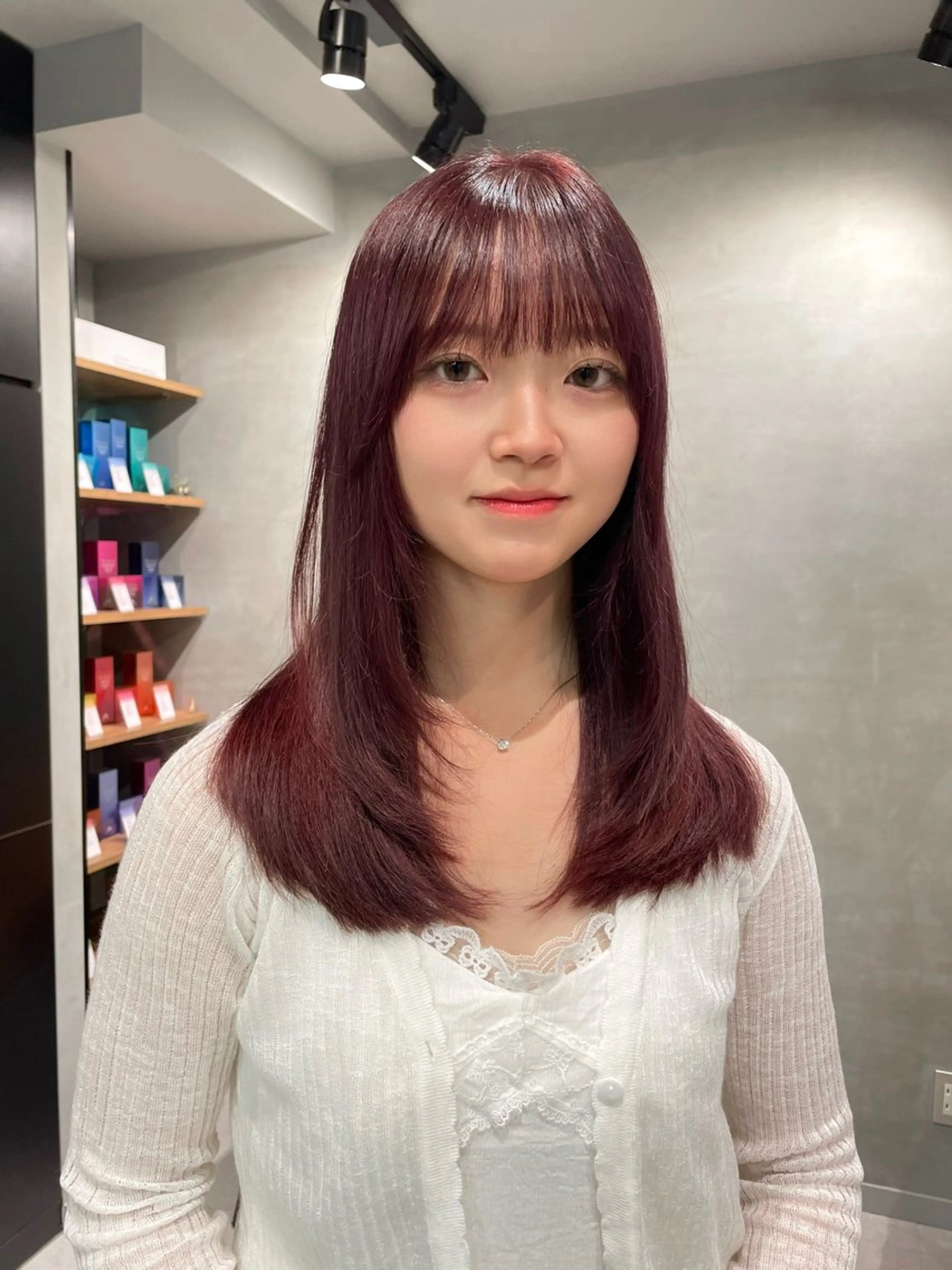 ロング カラー カット ヘアカラー トリートメント ヘッドスパ ヘアセット 暖色レイヤー 🥀REIRIのヘアスタイル